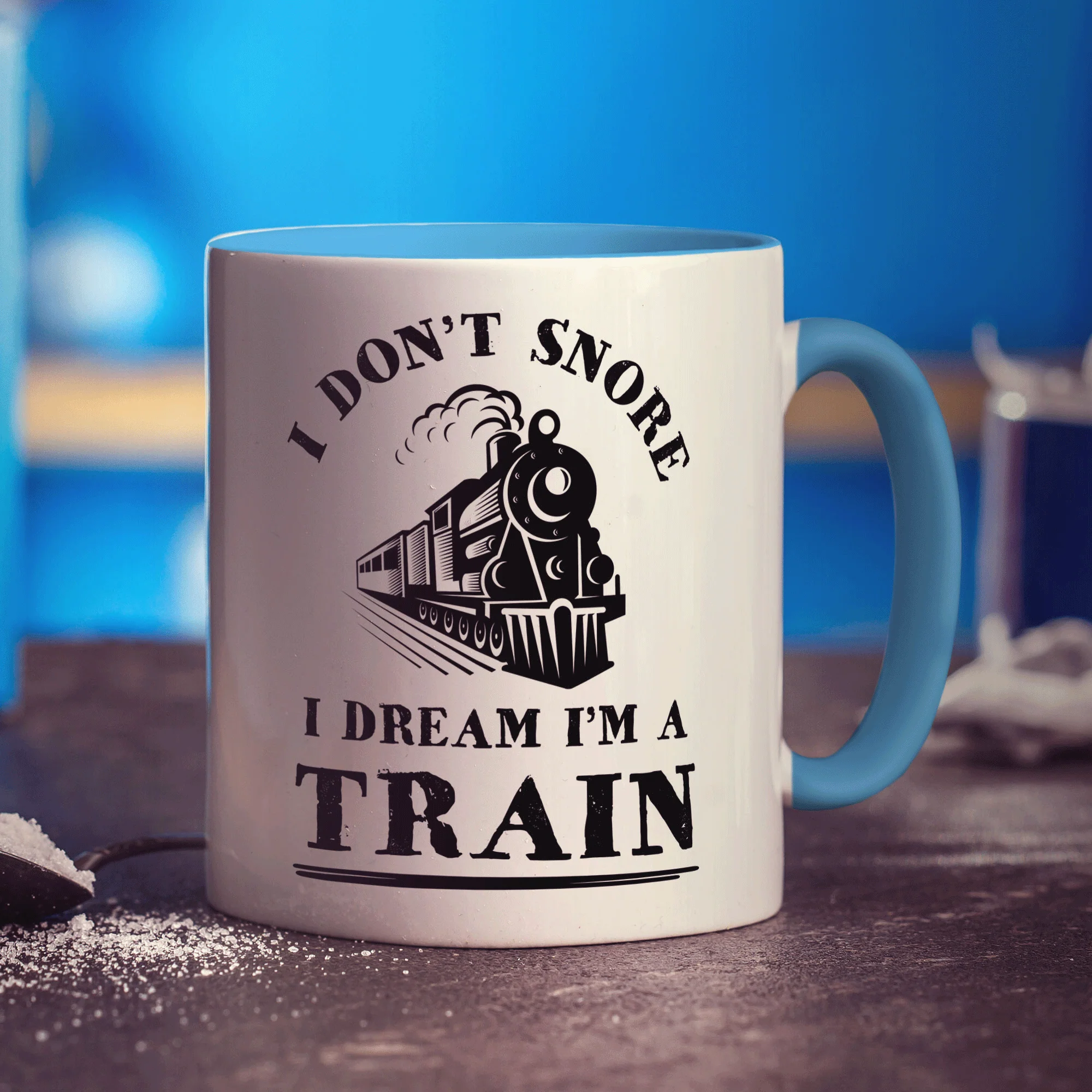 I Don't Snore I Dream I'm a Train Mug - Image 10