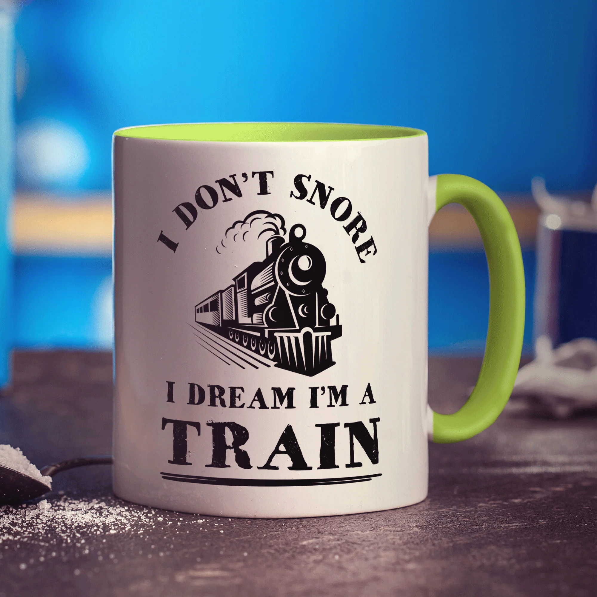 I Don't Snore I Dream I'm a Train Mug - Image 9