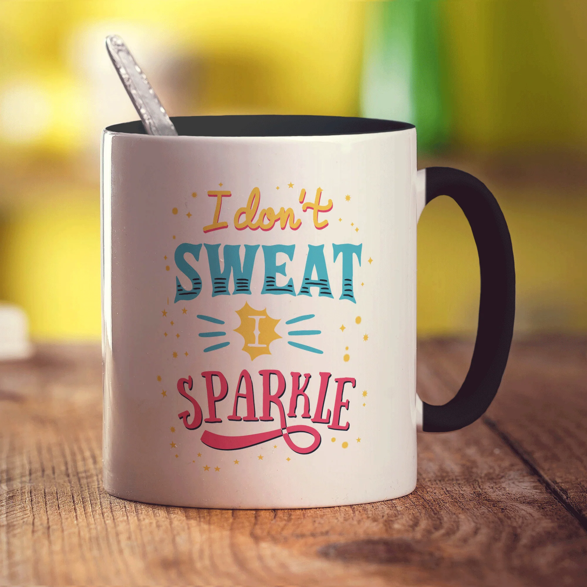 I Don't Sweat I Sparkle Mug - Image 10