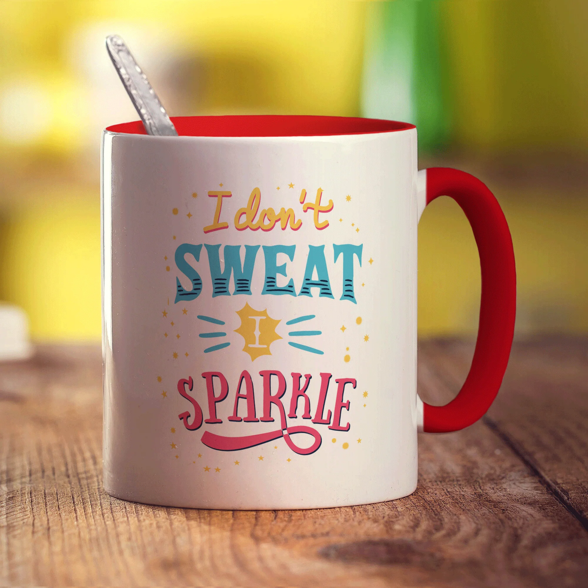 I Don't Sweat I Sparkle Mug - Image 11