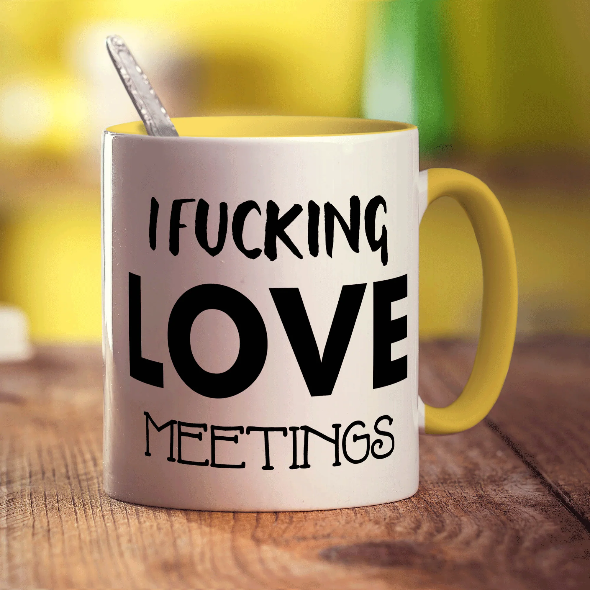 I Fucking Love Meetings Mug - Image 5