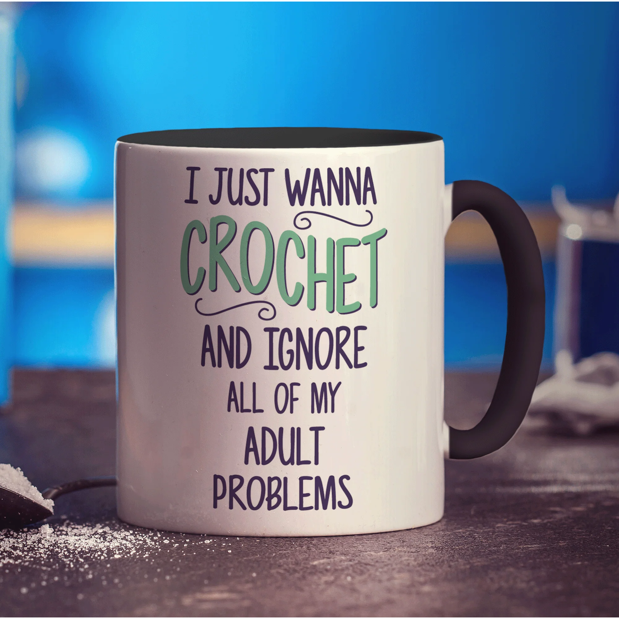 I Have O.C.D Obsessive Crocheting Disorder Mug - Image 10