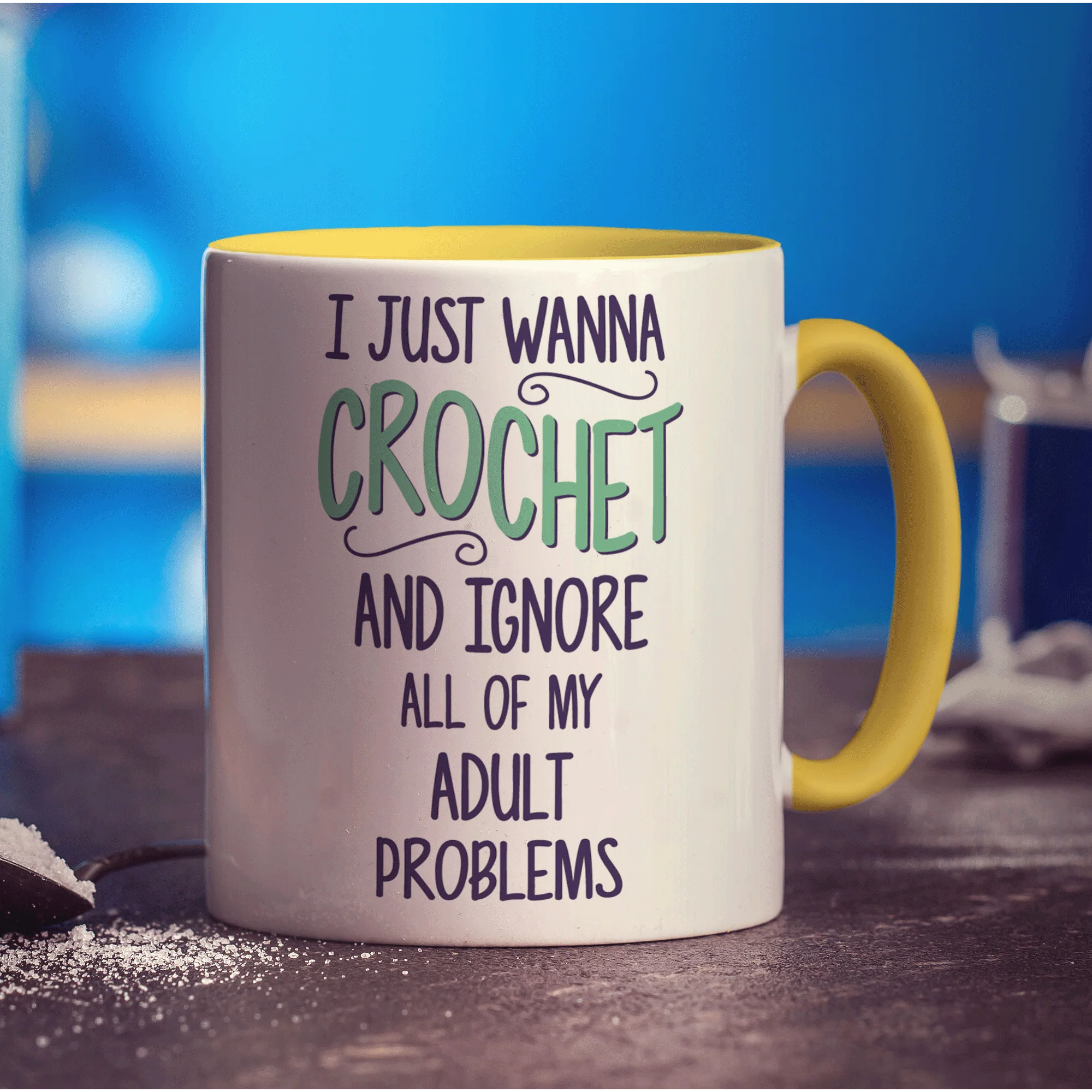 I Have O.C.D Obsessive Crocheting Disorder Mug - Image 5