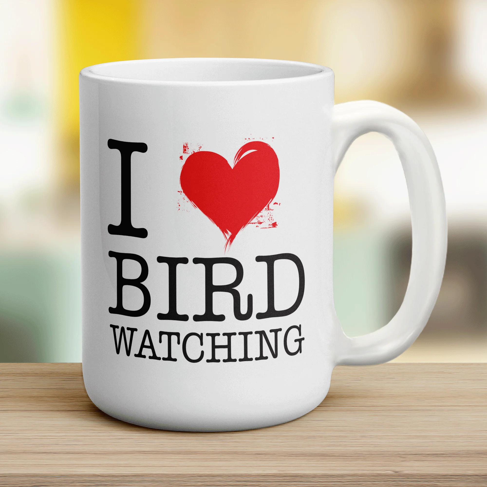 I Heart Bird Watching Mug - Image 12