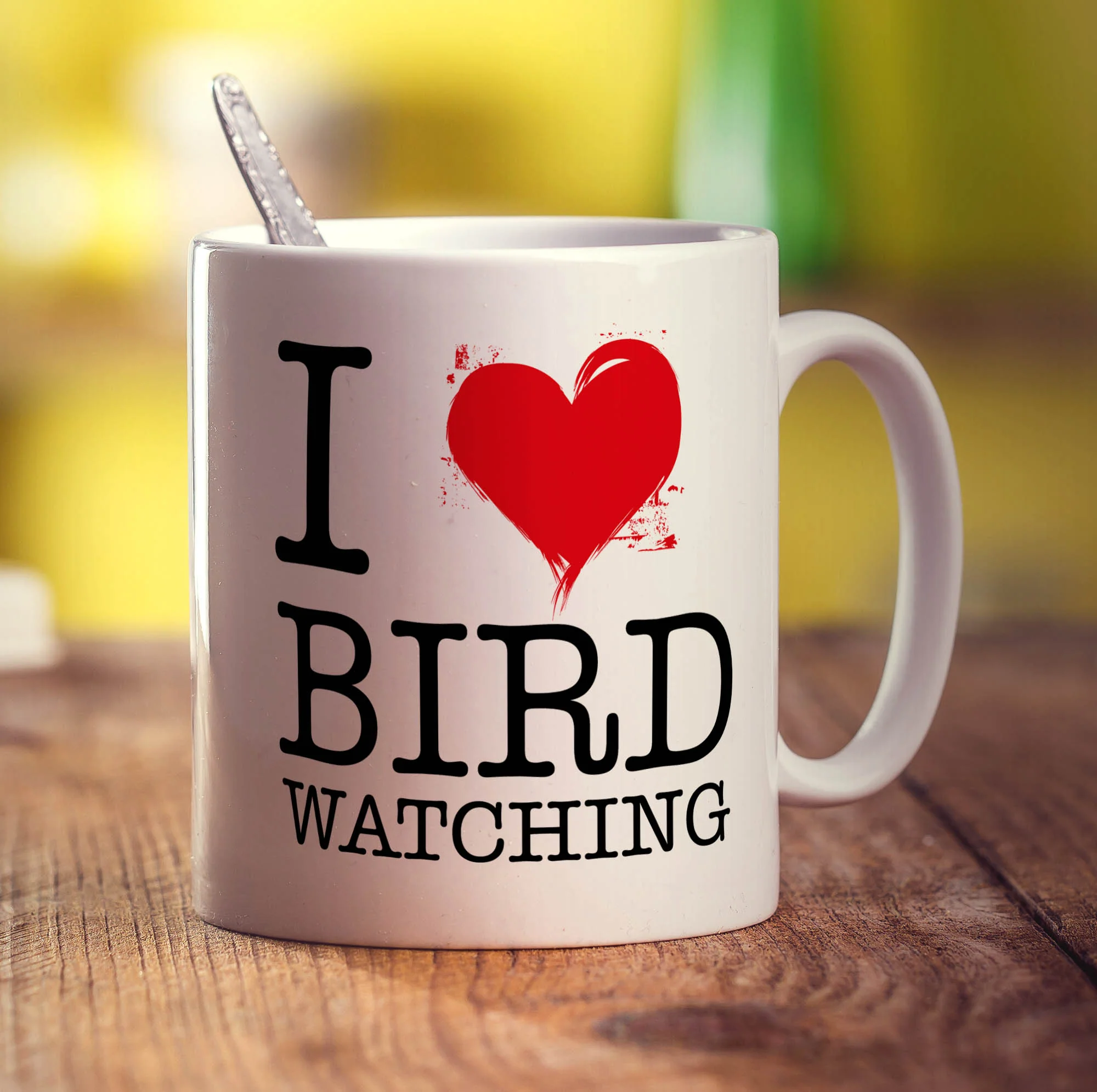 I Heart Bird Watching Mug - Image 3