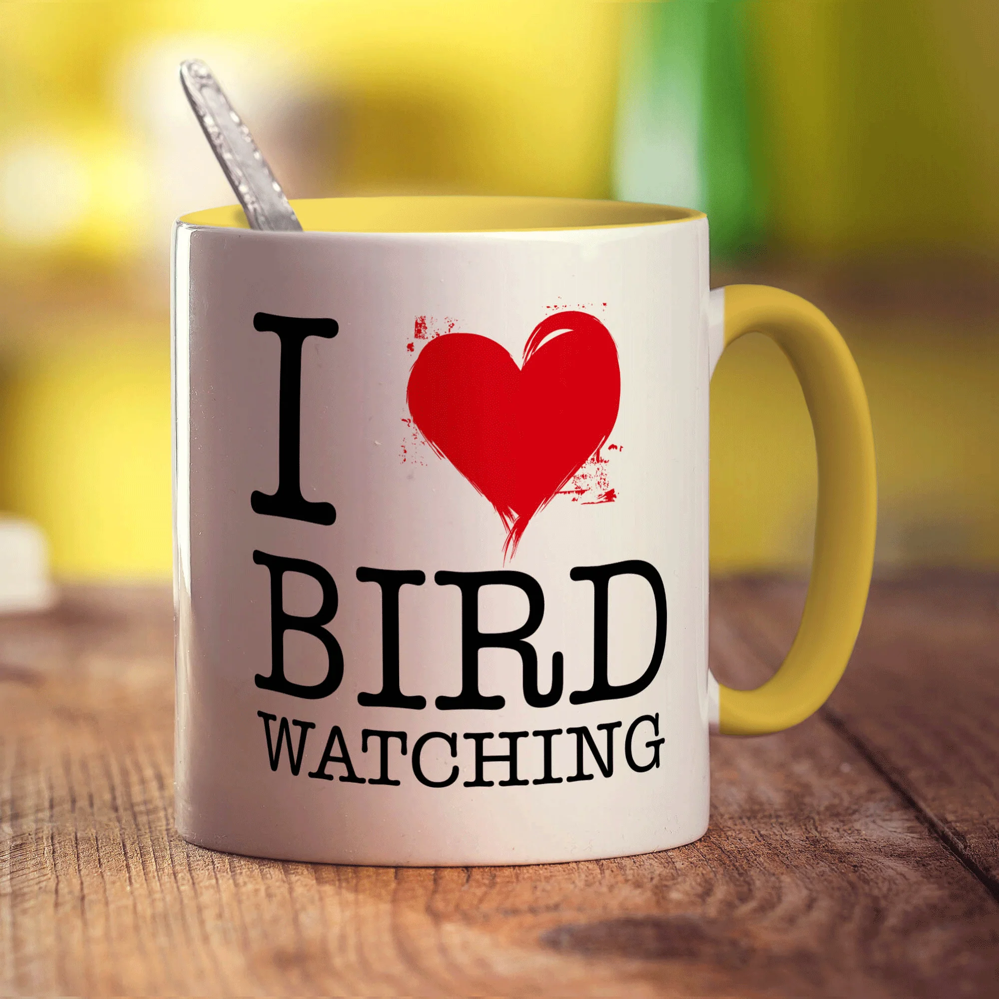 I Heart Bird Watching Mug - Image 5