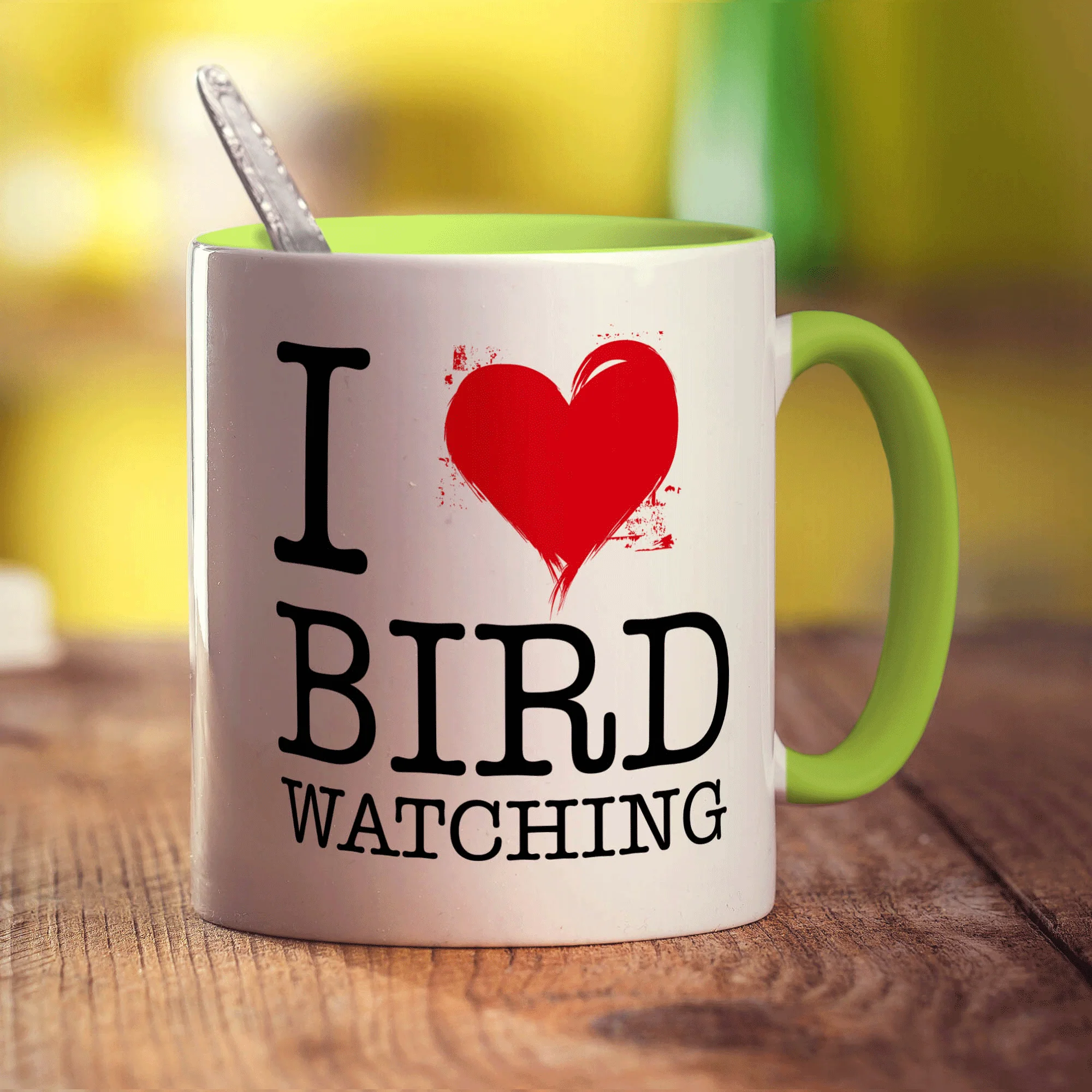 I Heart Bird Watching Mug - Image 7
