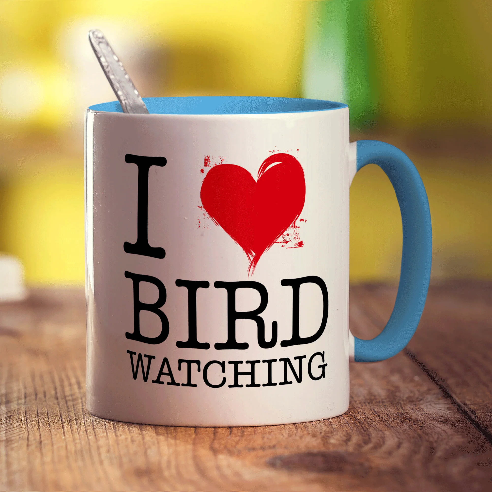 I Heart Bird Watching Mug - Image 8