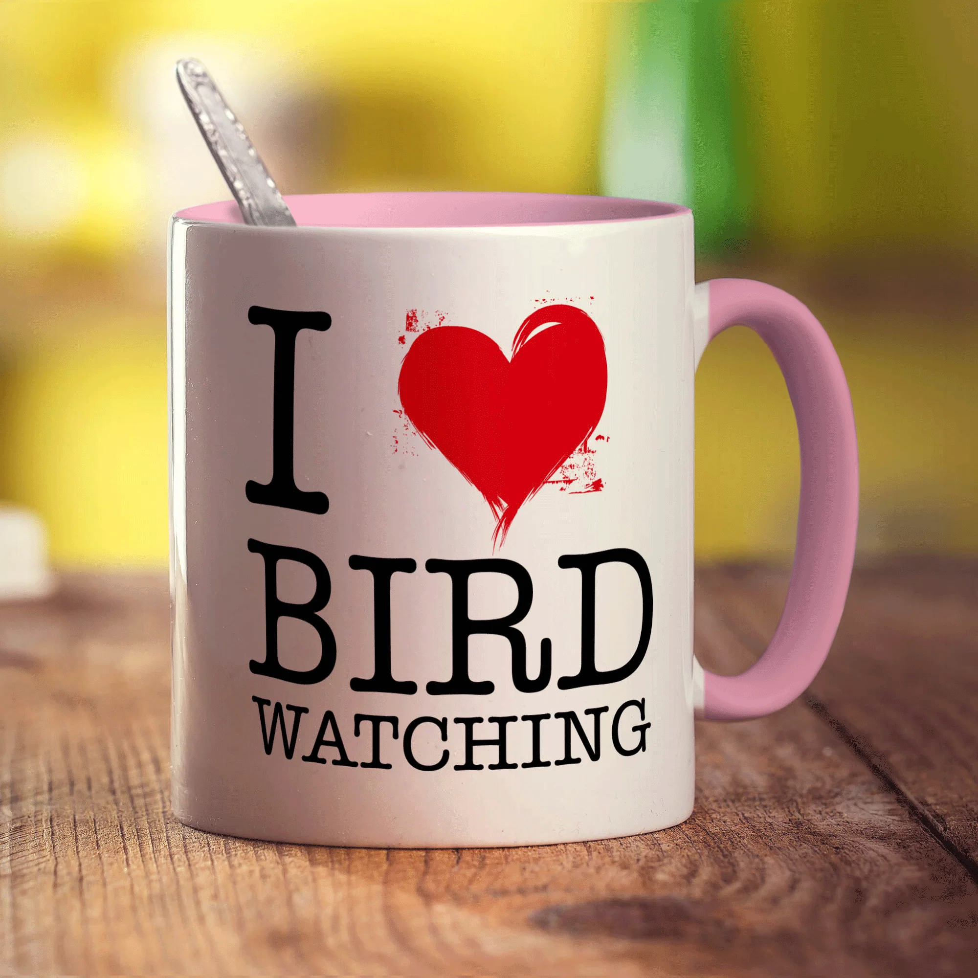 I Heart Bird Watching Mug - Image 9