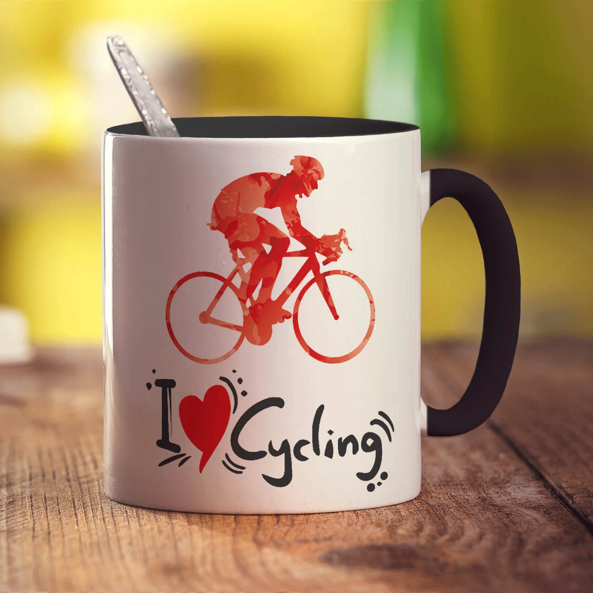I Heart Cycling Mug - Image 10