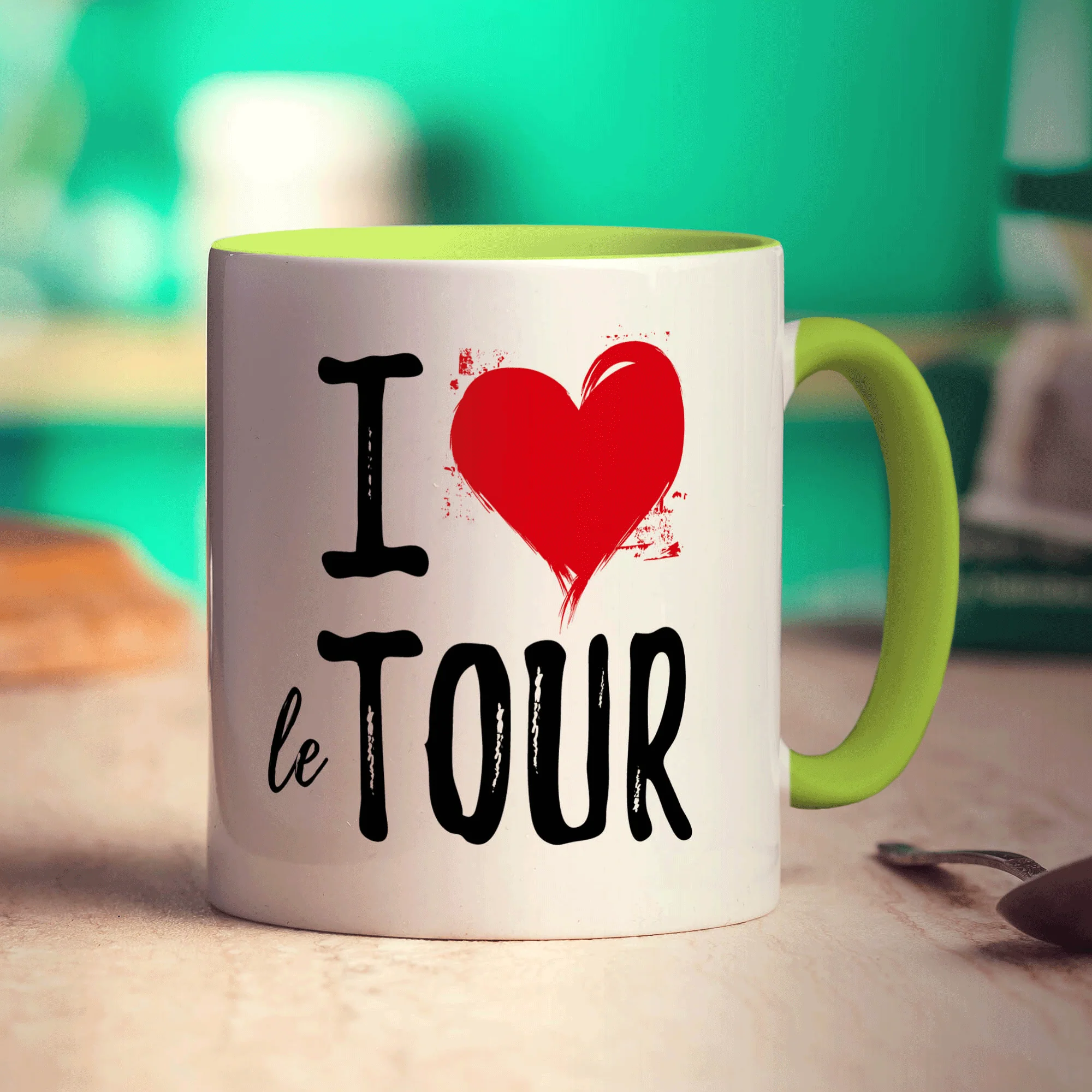 I Heart Le Tour Mug - Image 7