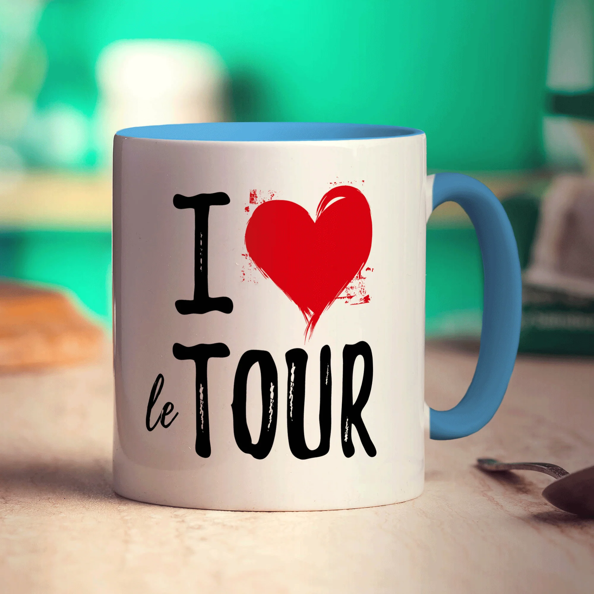 I Heart Le Tour Mug - Image 8