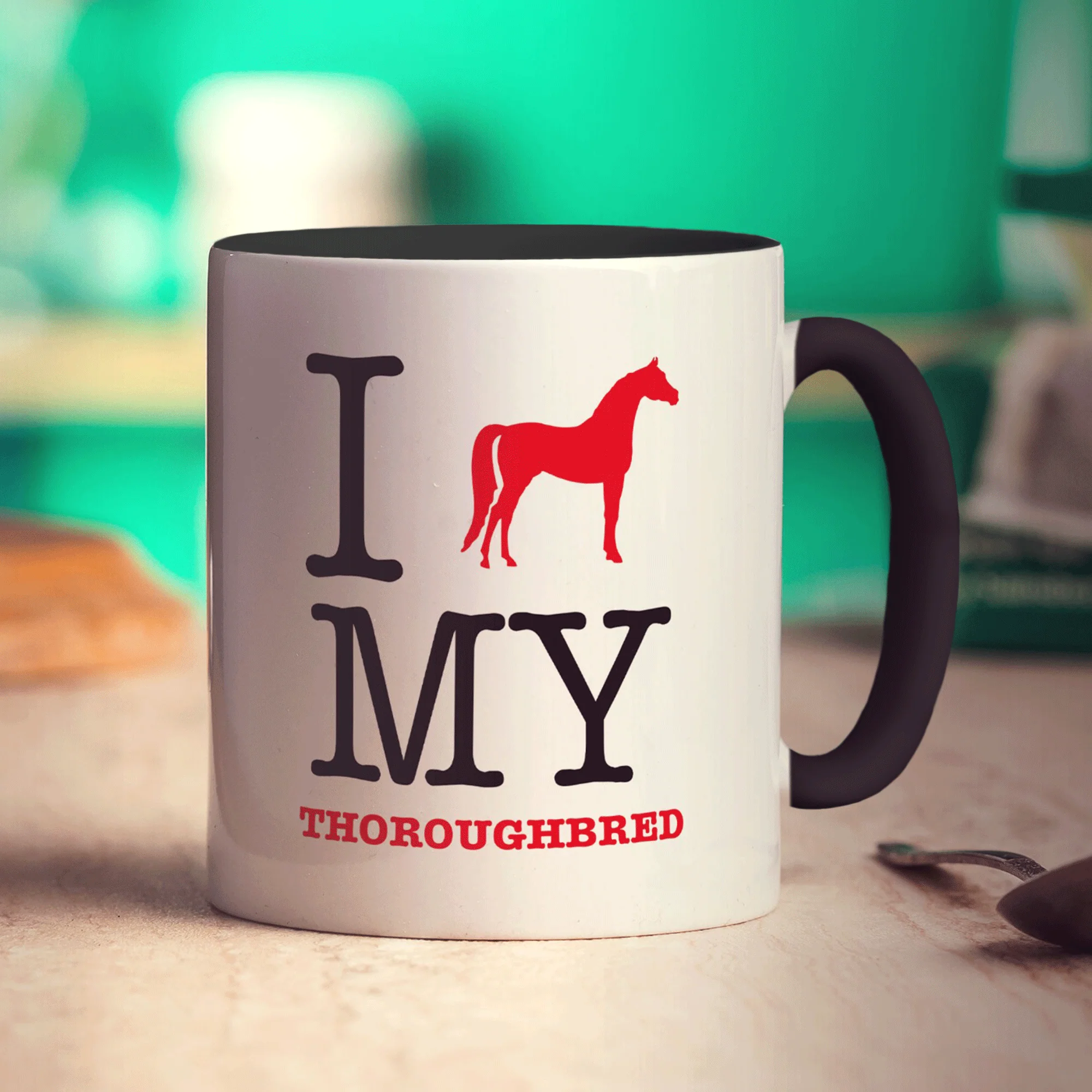 I Heart My Thoroughbred Mug - Image 12
