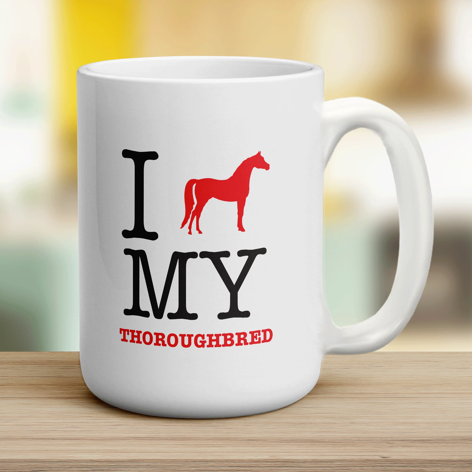 I Heart My Thoroughbred Mug - Image 14