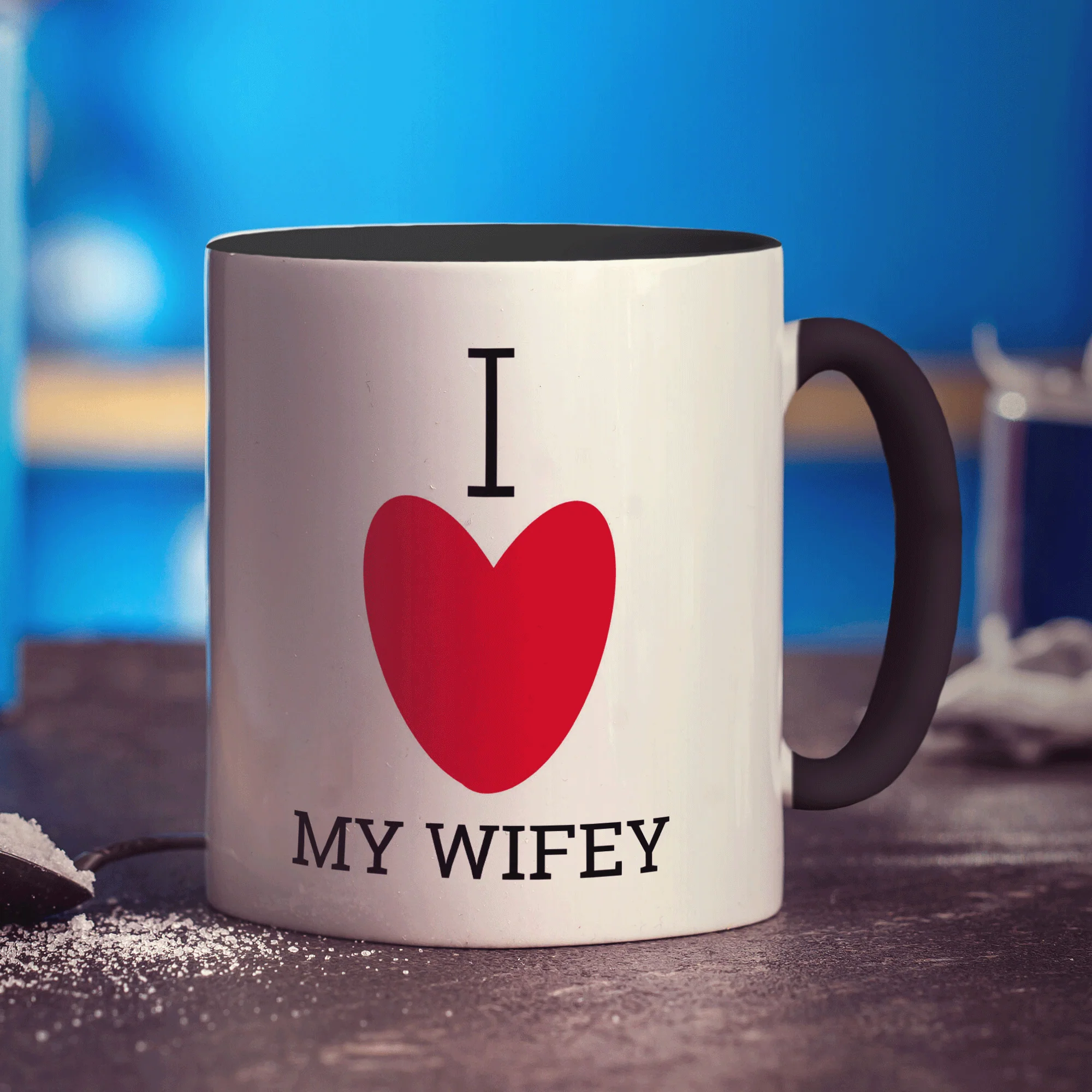 I Heart My Wifey Mug - Image 10