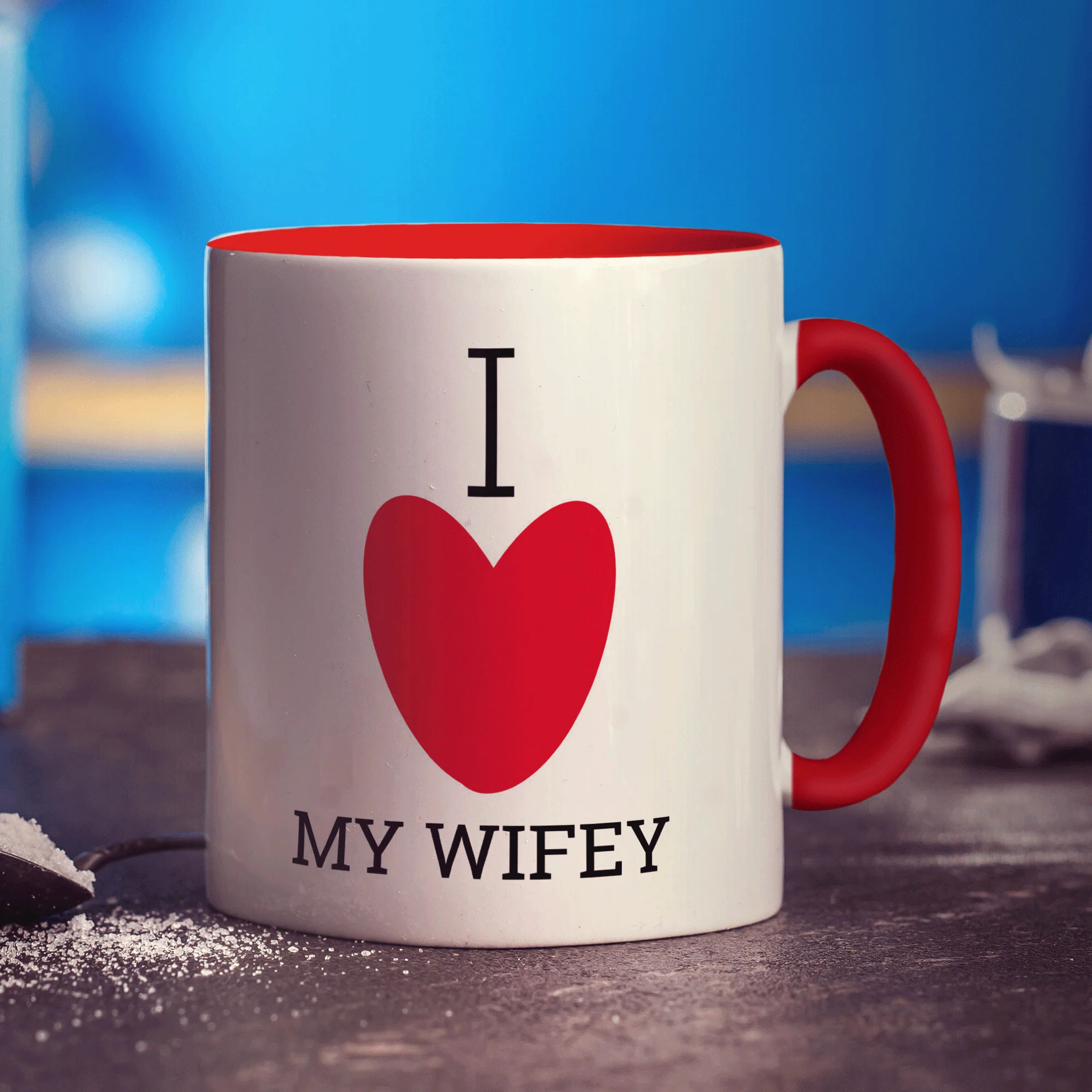 I Heart My Wifey Mug - Image 11