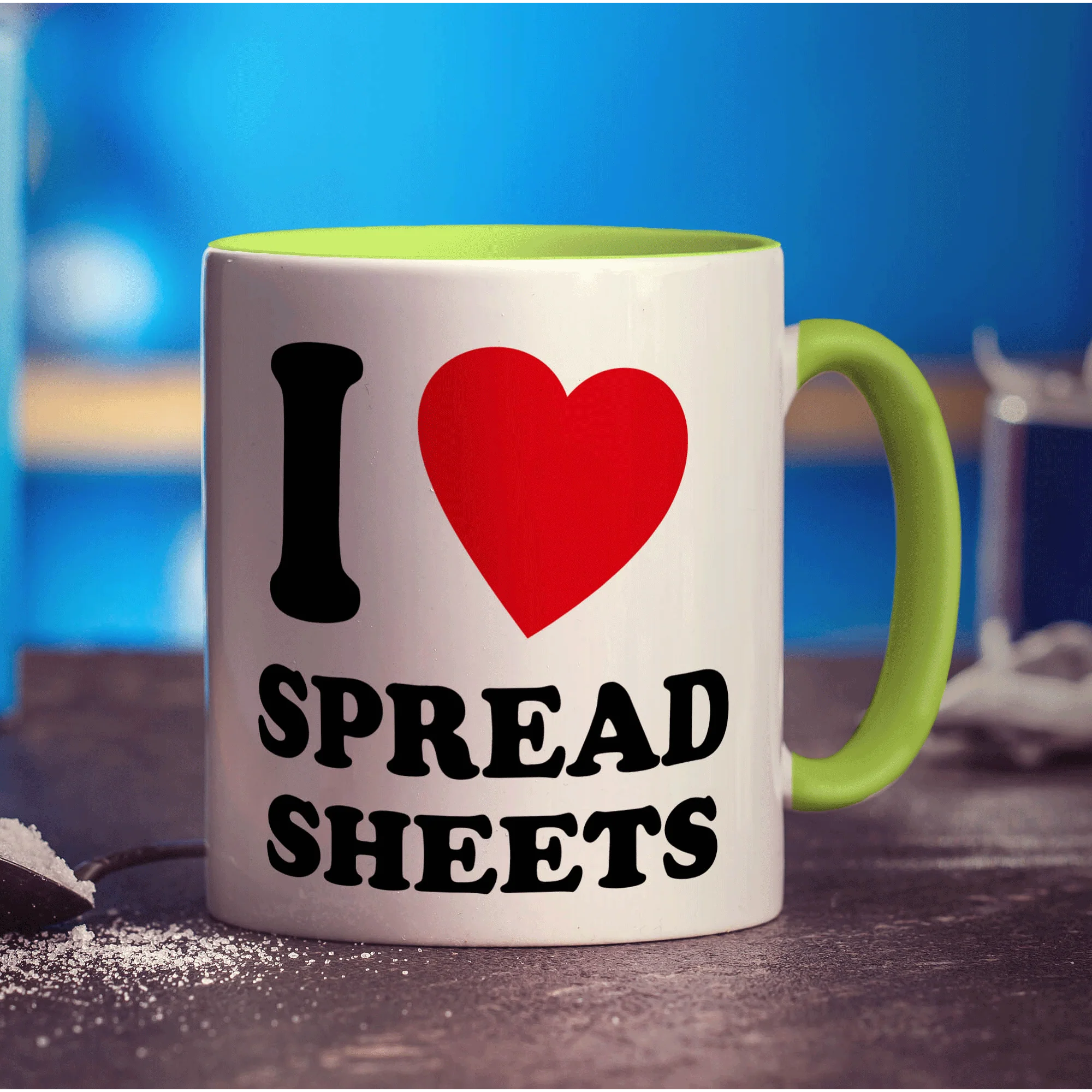 I Heart Spreadsheets Mug - Image 7