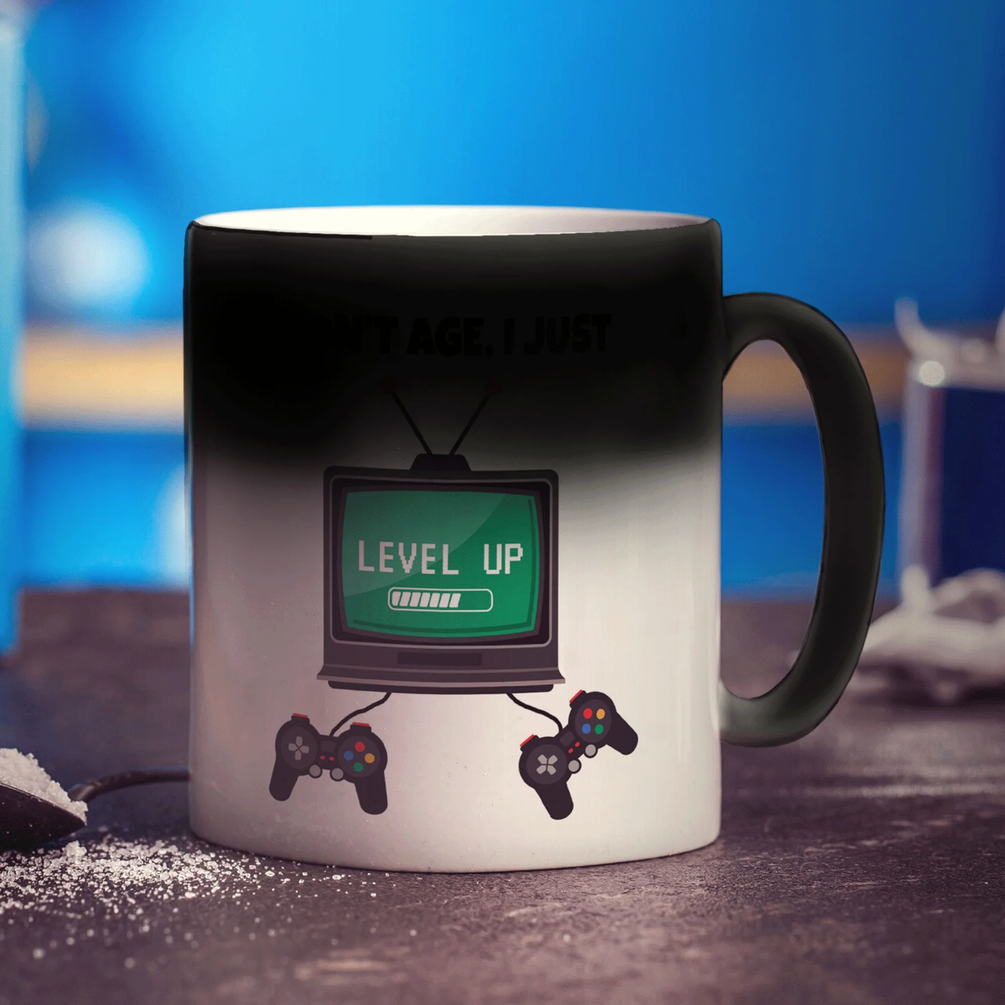 I Don't Age I Just Level Up Mug - Image 6
