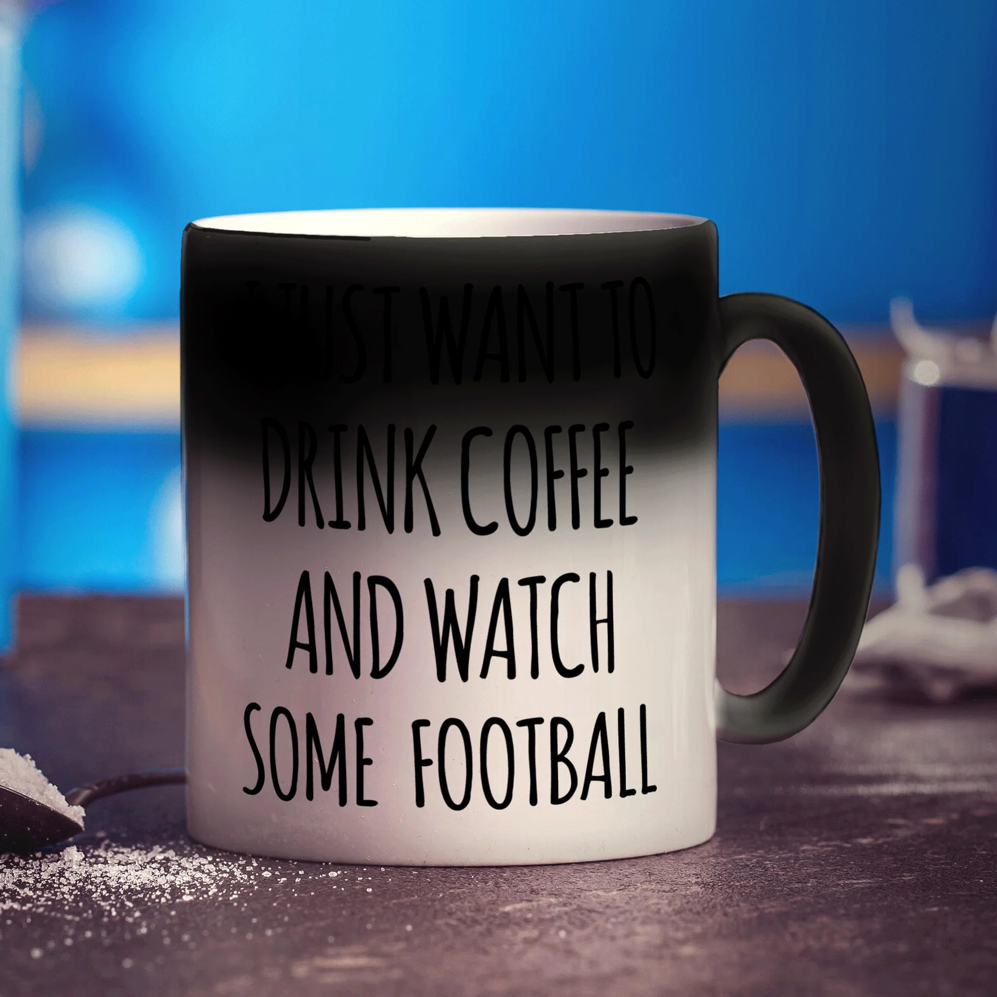I Just Want To Drink Coffee & Watch Some Football Mug - Image 6