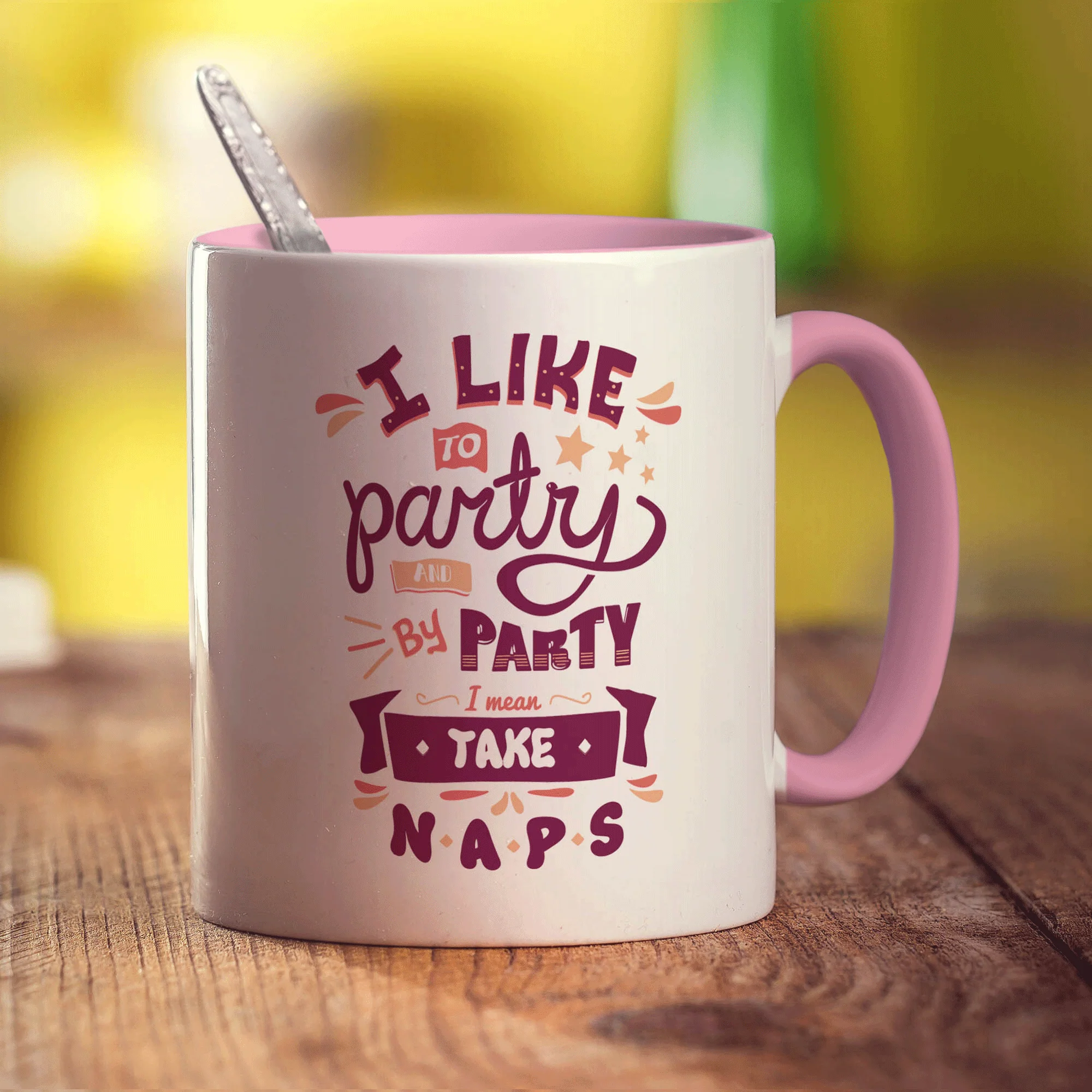 I Like to Party and By Party I Mean Take Naps Mug - Image 9