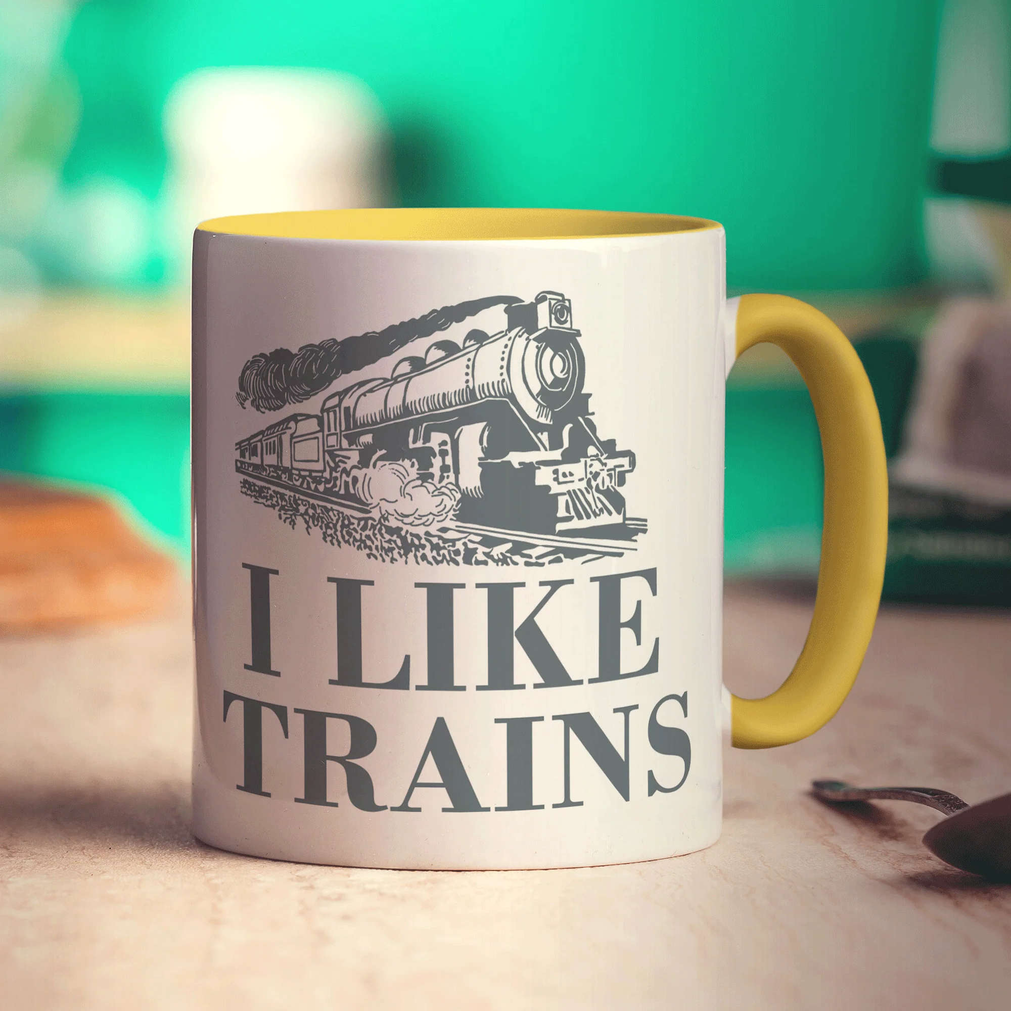 I Like Trains Mug - Image 5