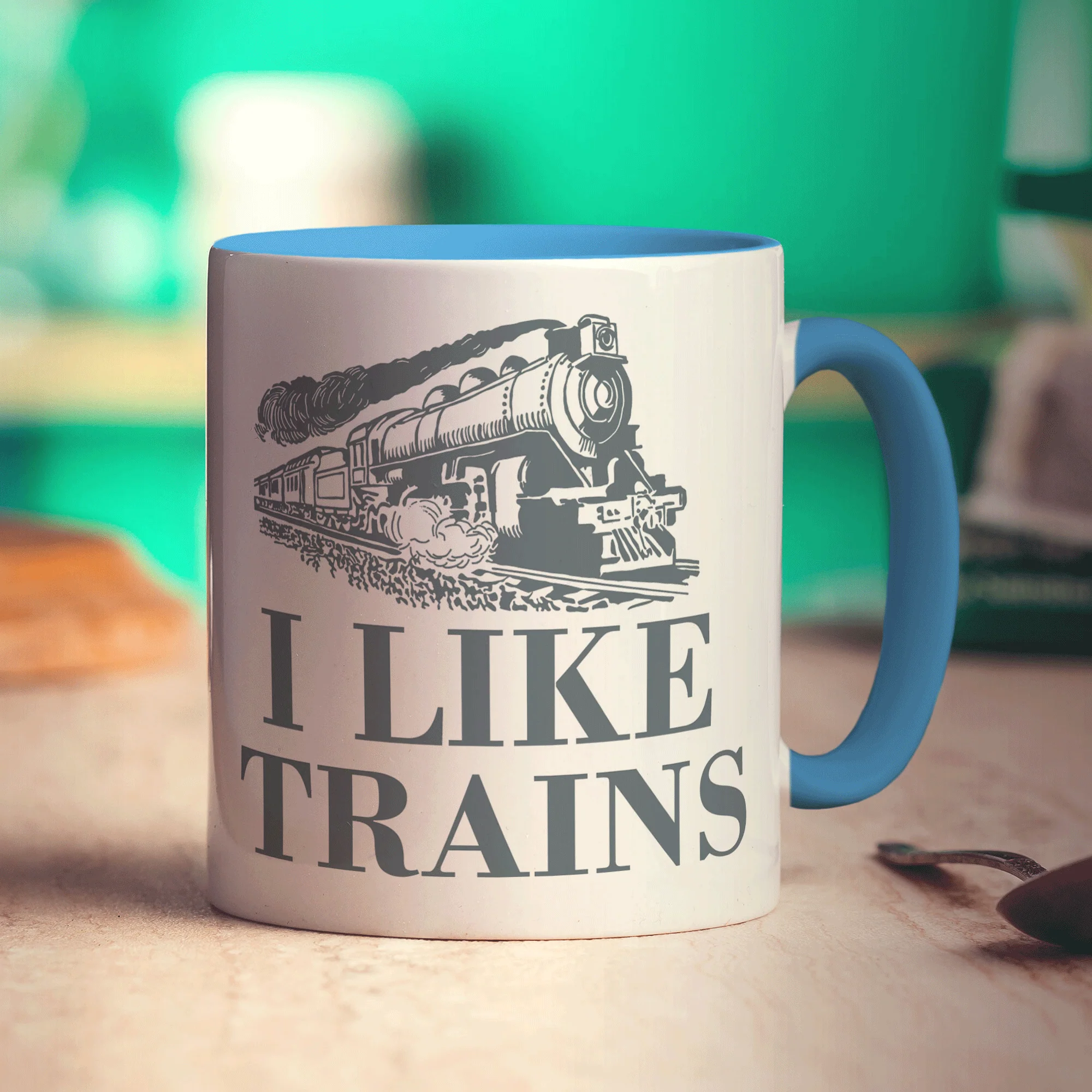 I Like Trains Mug - Image 8