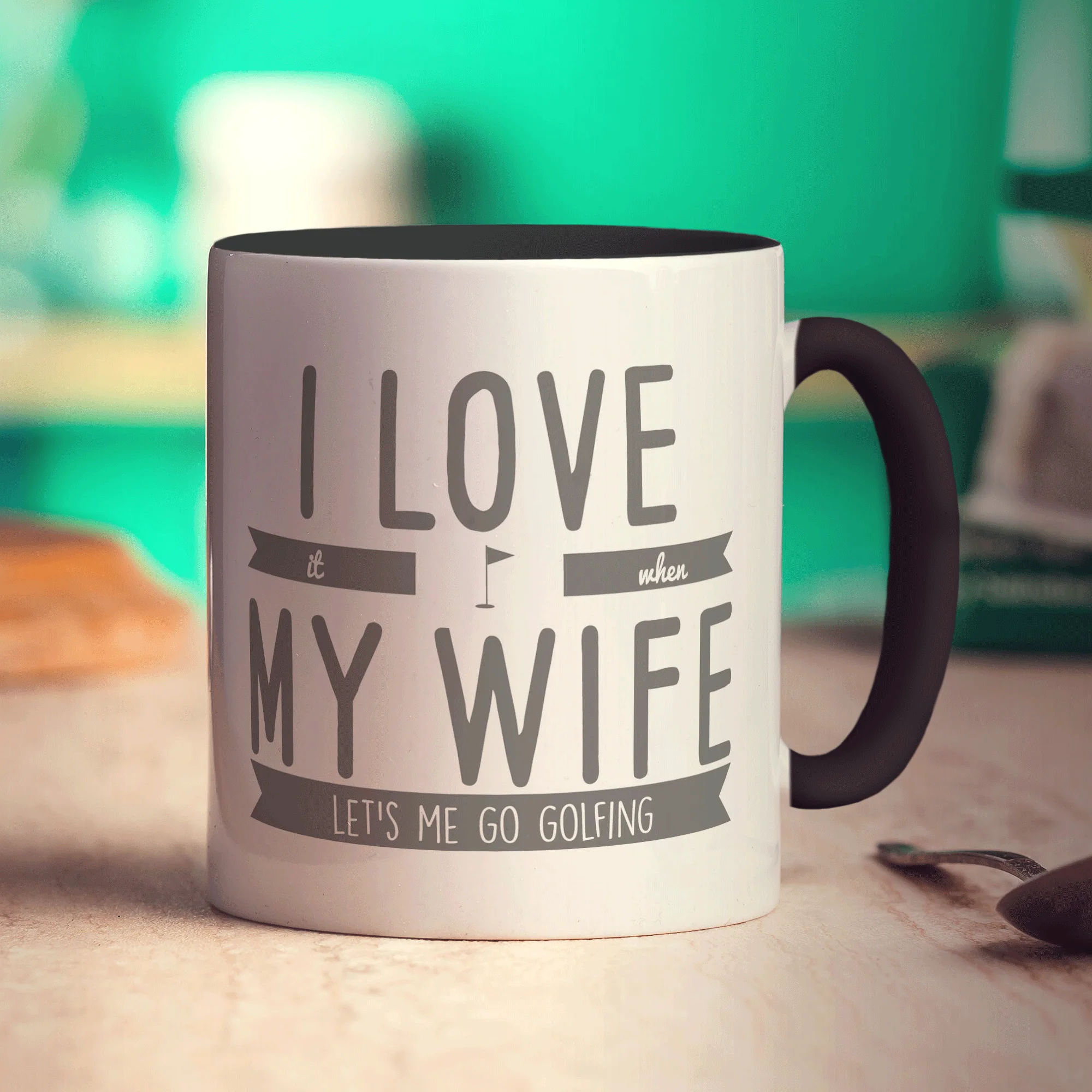 I Love it When My Wife Let's Me Go Golfing Mug - Image 10