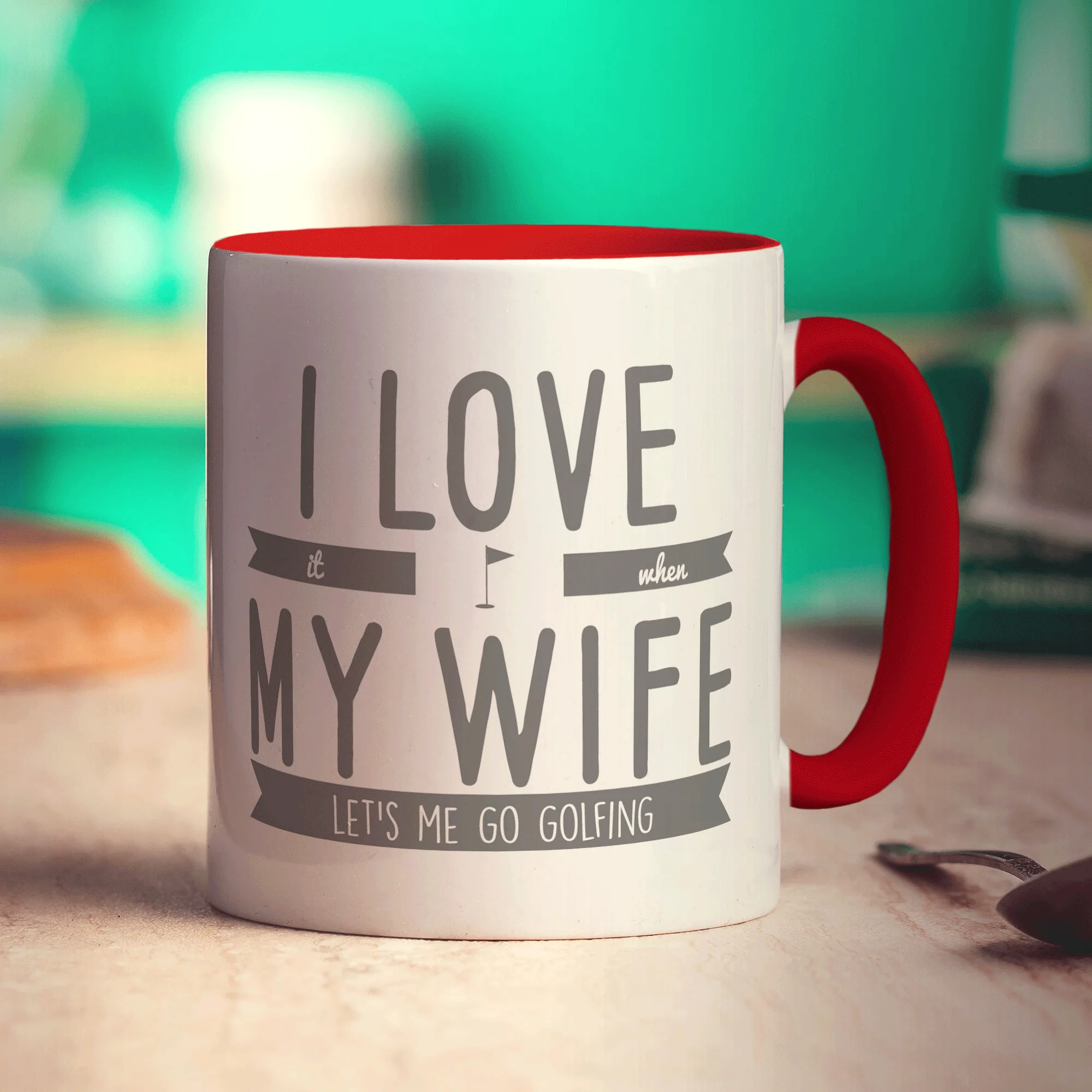 I Love it When My Wife Let's Me Go Golfing Mug - Image 11