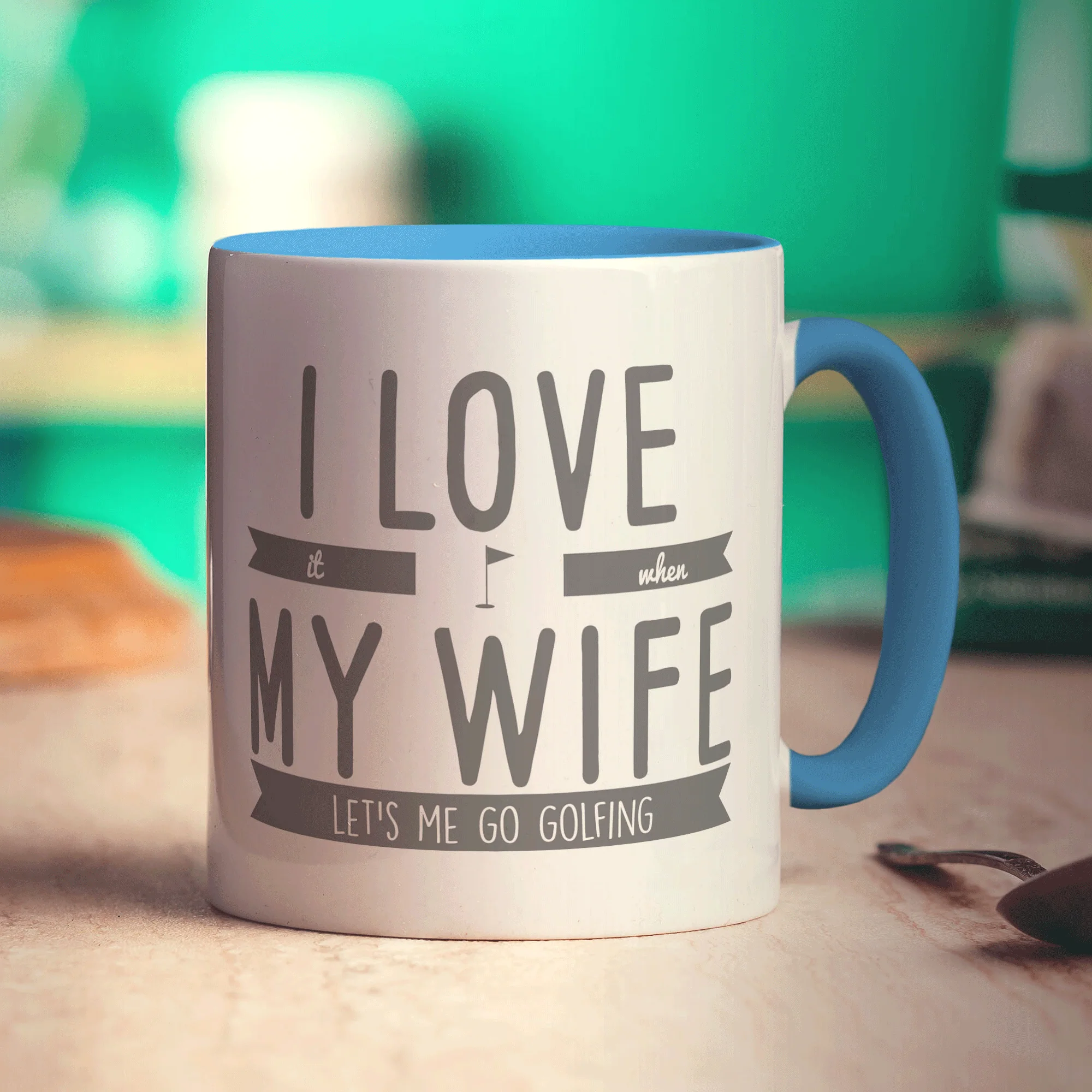I Love it When My Wife Let's Me Go Golfing Mug - Image 8