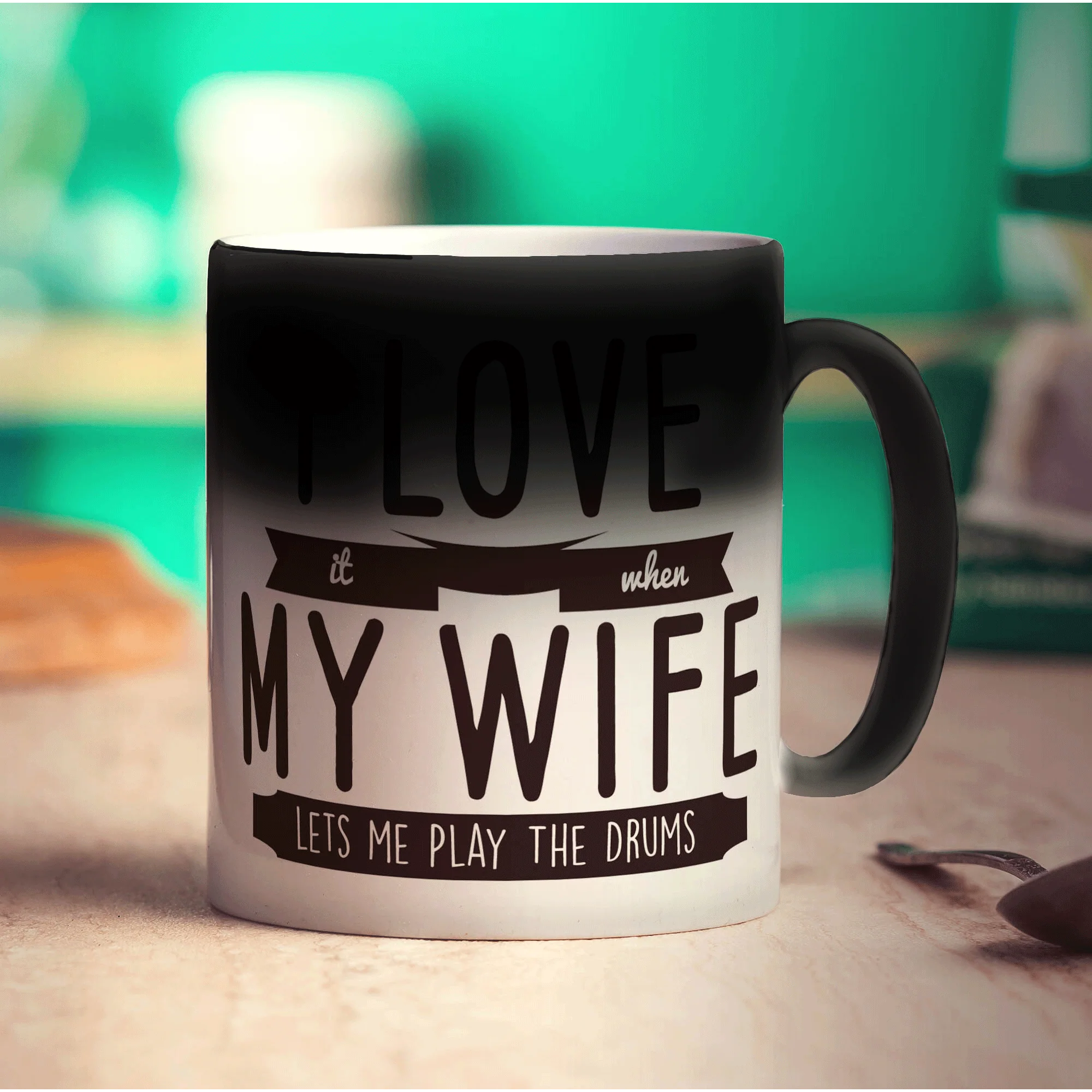 I Love it When My Wife Lets Me Play The Drums Mug - Image 6