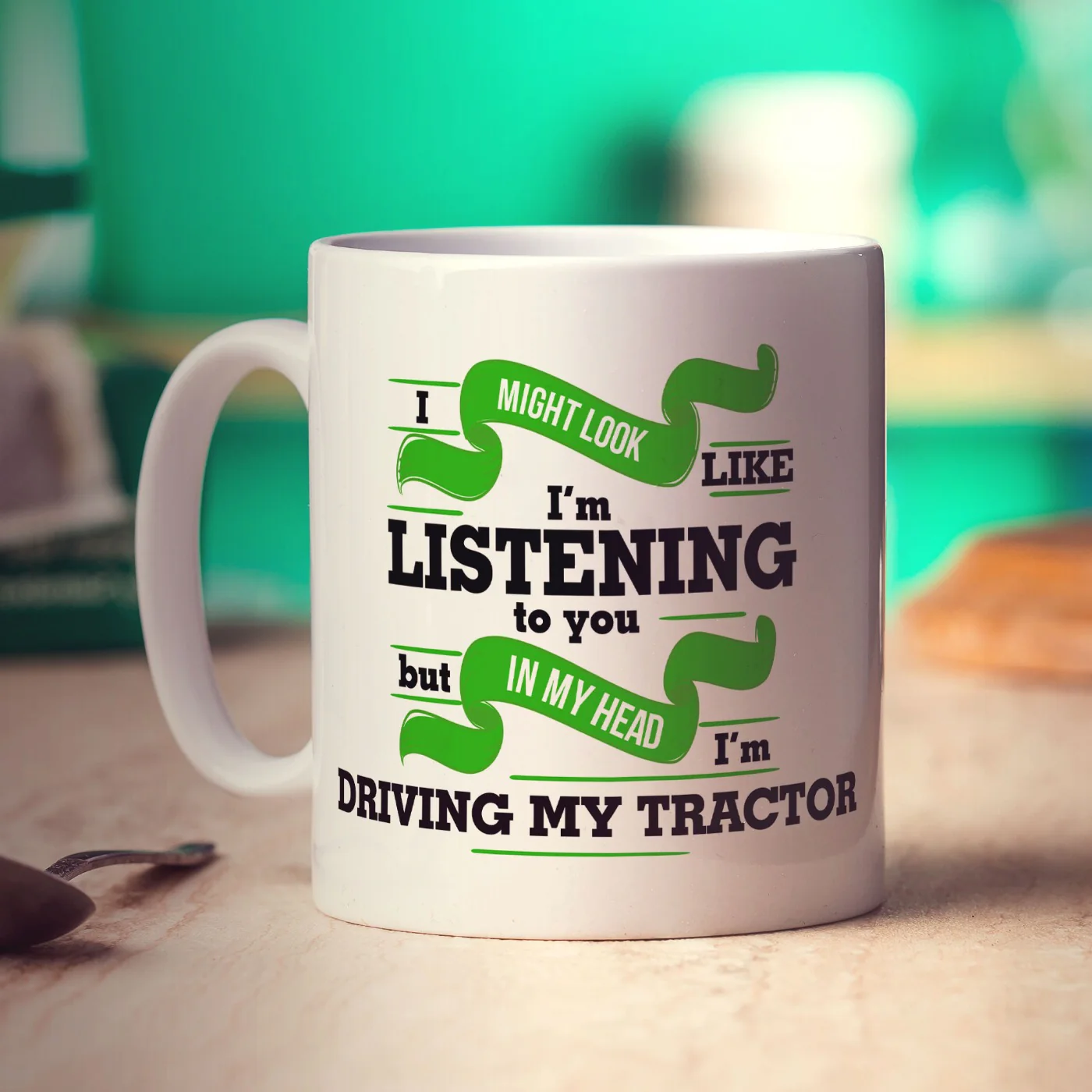 I Might Look Like I'm Listening But In My Head I'm Driving My Tractor Mug - Image 3