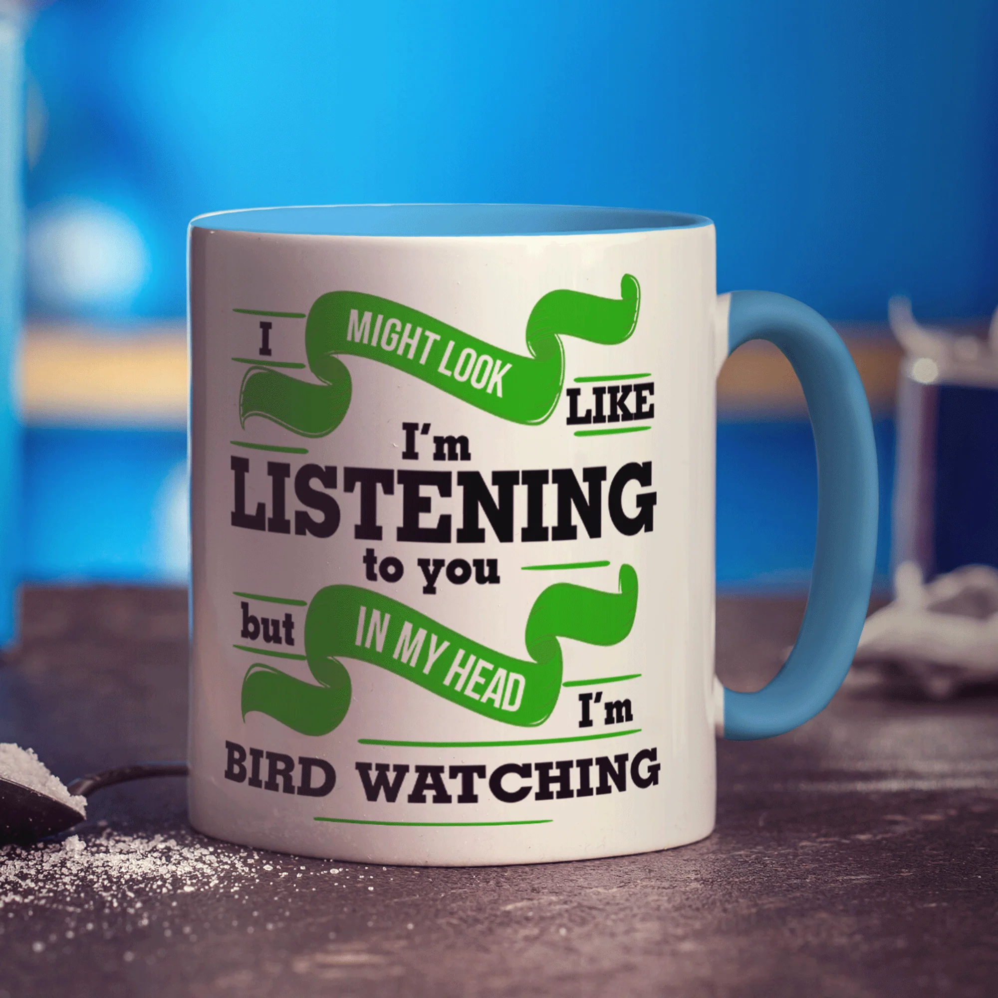 I Might Look Like I'm Listening to you But In My Head I'm Bird Watching Mug - Image 8