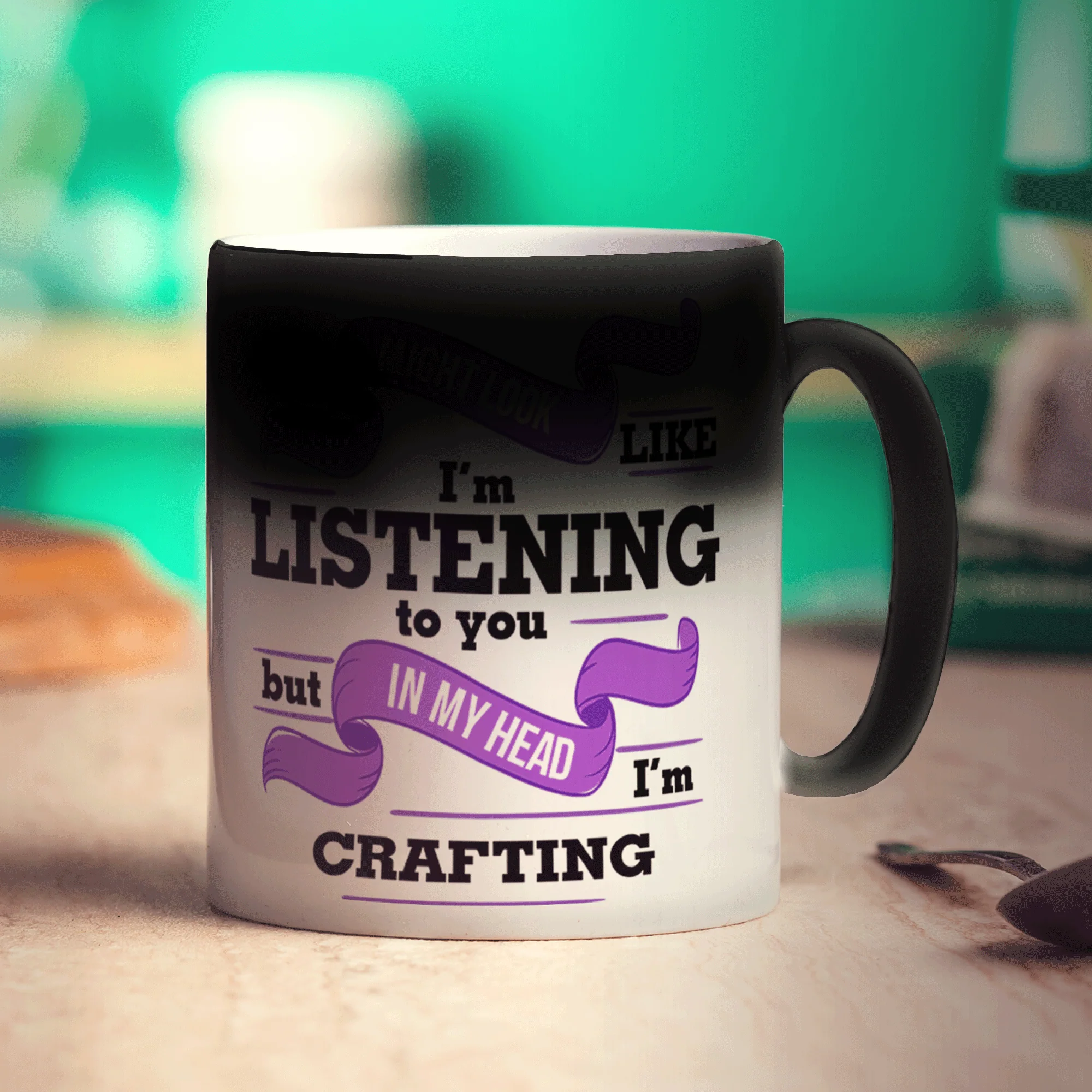 I Might Look Like I'm Listening to you But In My Head I'm Crafting Mug - Image 6