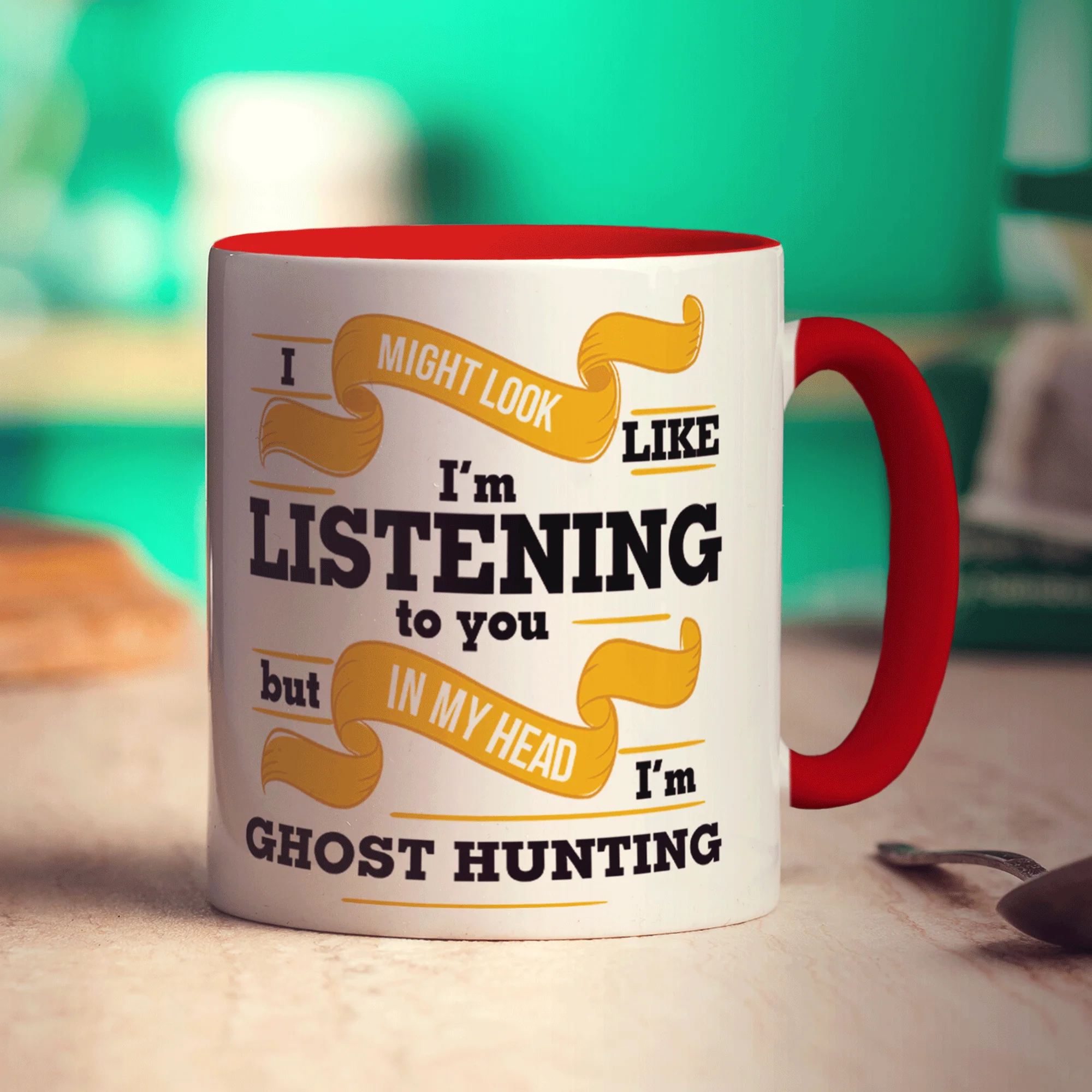 I Might Look Like I'm Listening to you But In My Head I'm Ghost Hunting Mug - Image 11