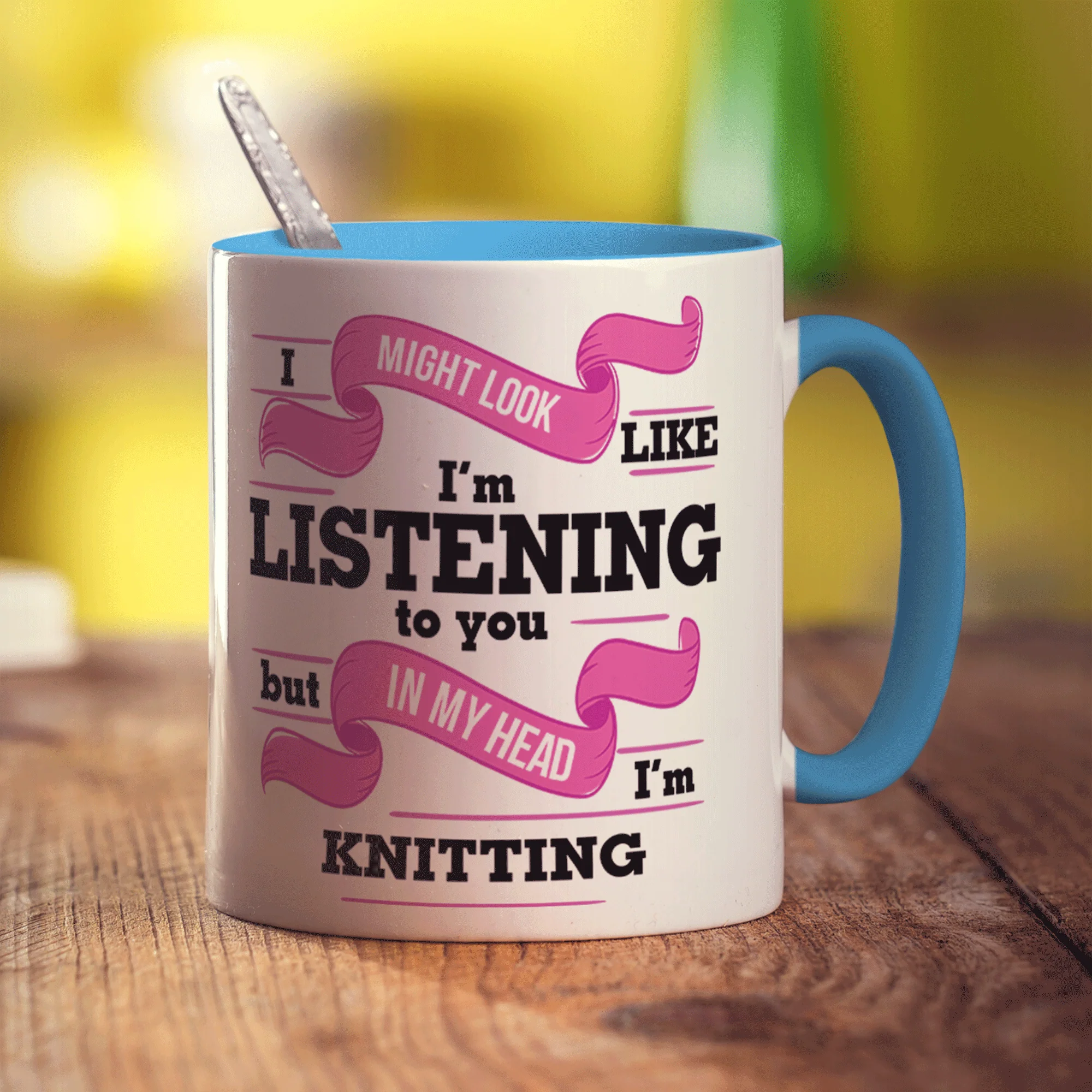 I Might Look Like I'm Listening to you But In My Head I'm Knitting Mug - Image 8