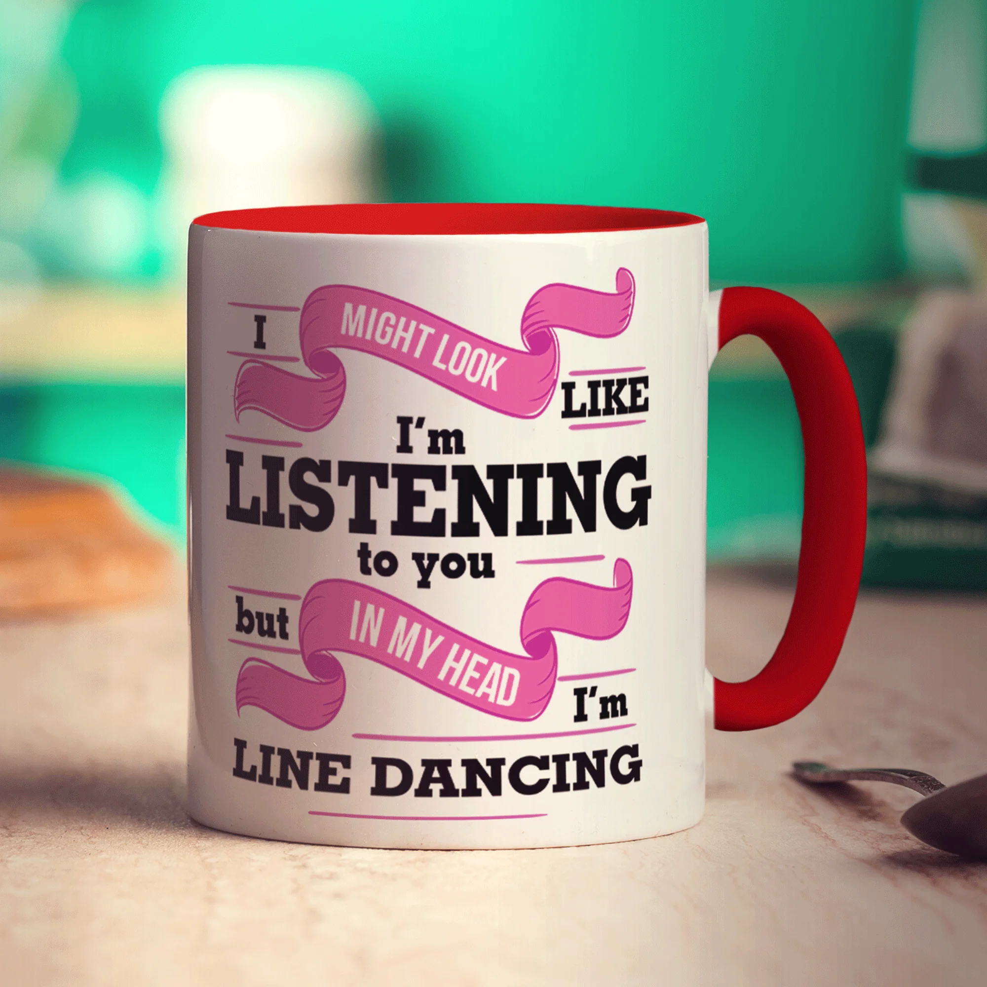 I Might Look Like I'm Listening to you But In My Head I'm Line Dancing Mug - Image 11