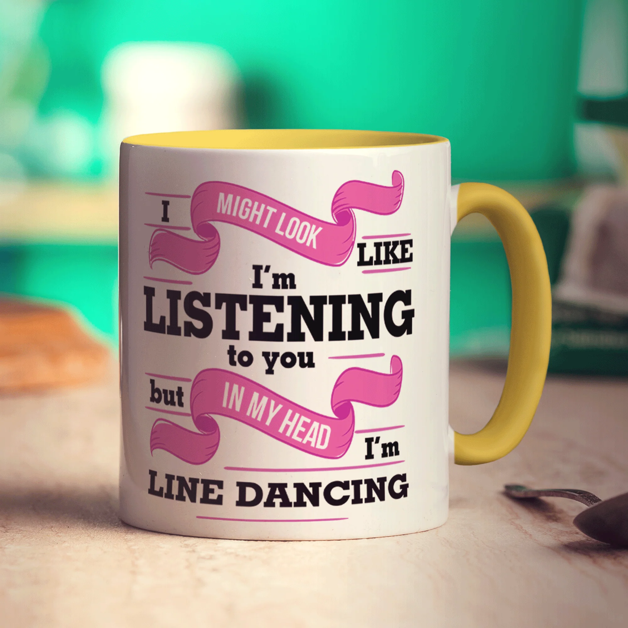 I Might Look Like I'm Listening to you But In My Head I'm Line Dancing Mug - Image 5