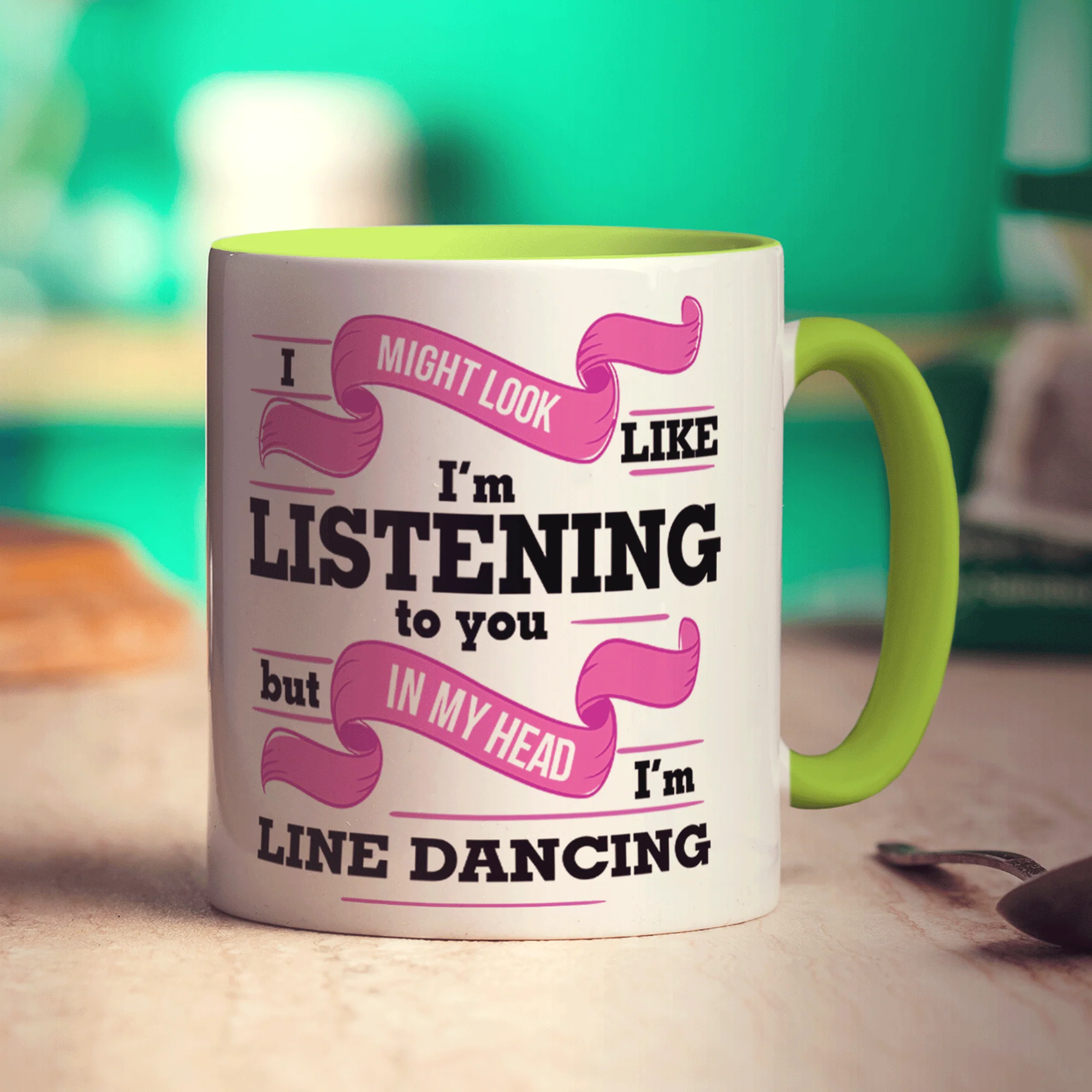 I Might Look Like I'm Listening to you But In My Head I'm Line Dancing Mug - Image 7
