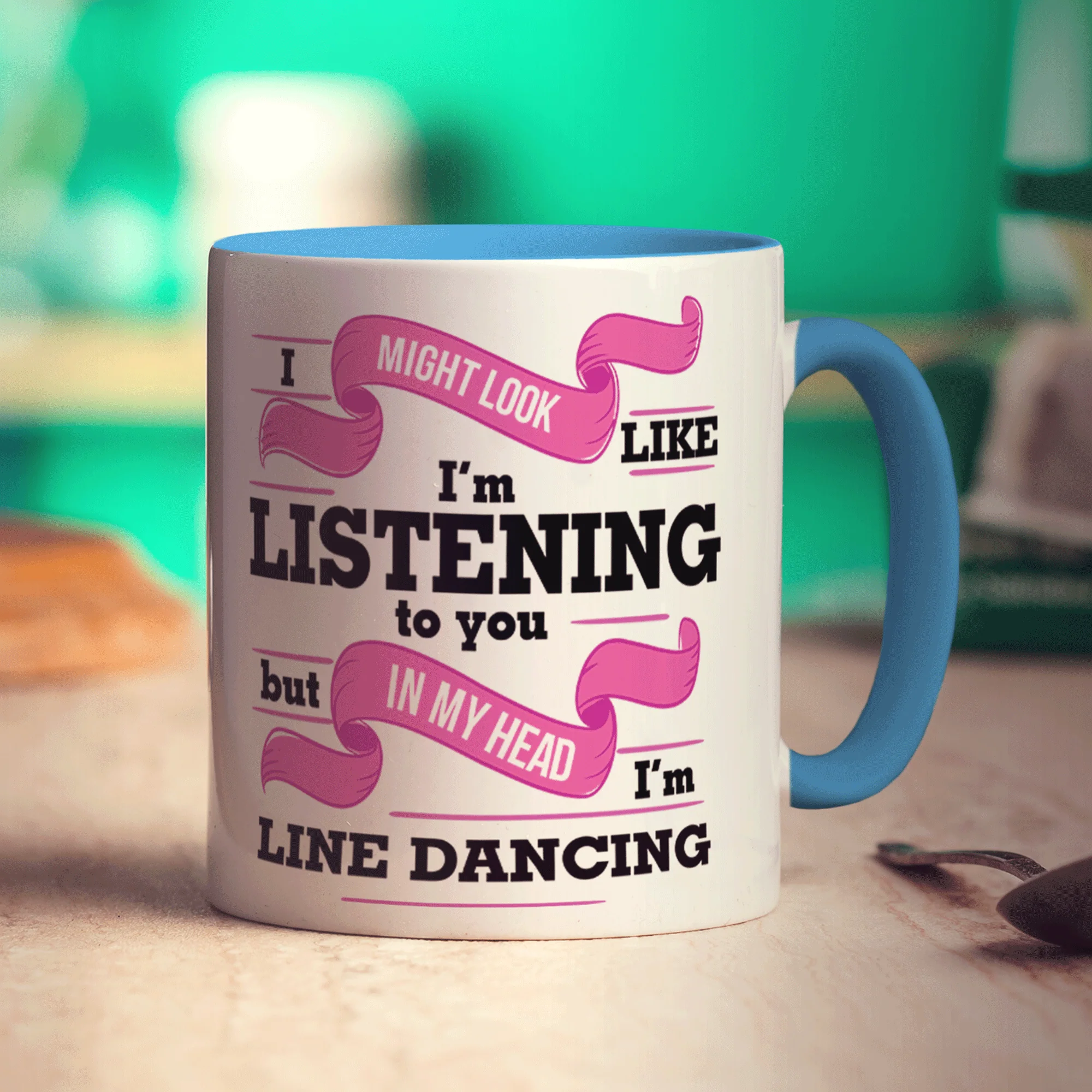 I Might Look Like I'm Listening to you But In My Head I'm Line Dancing Mug - Image 8