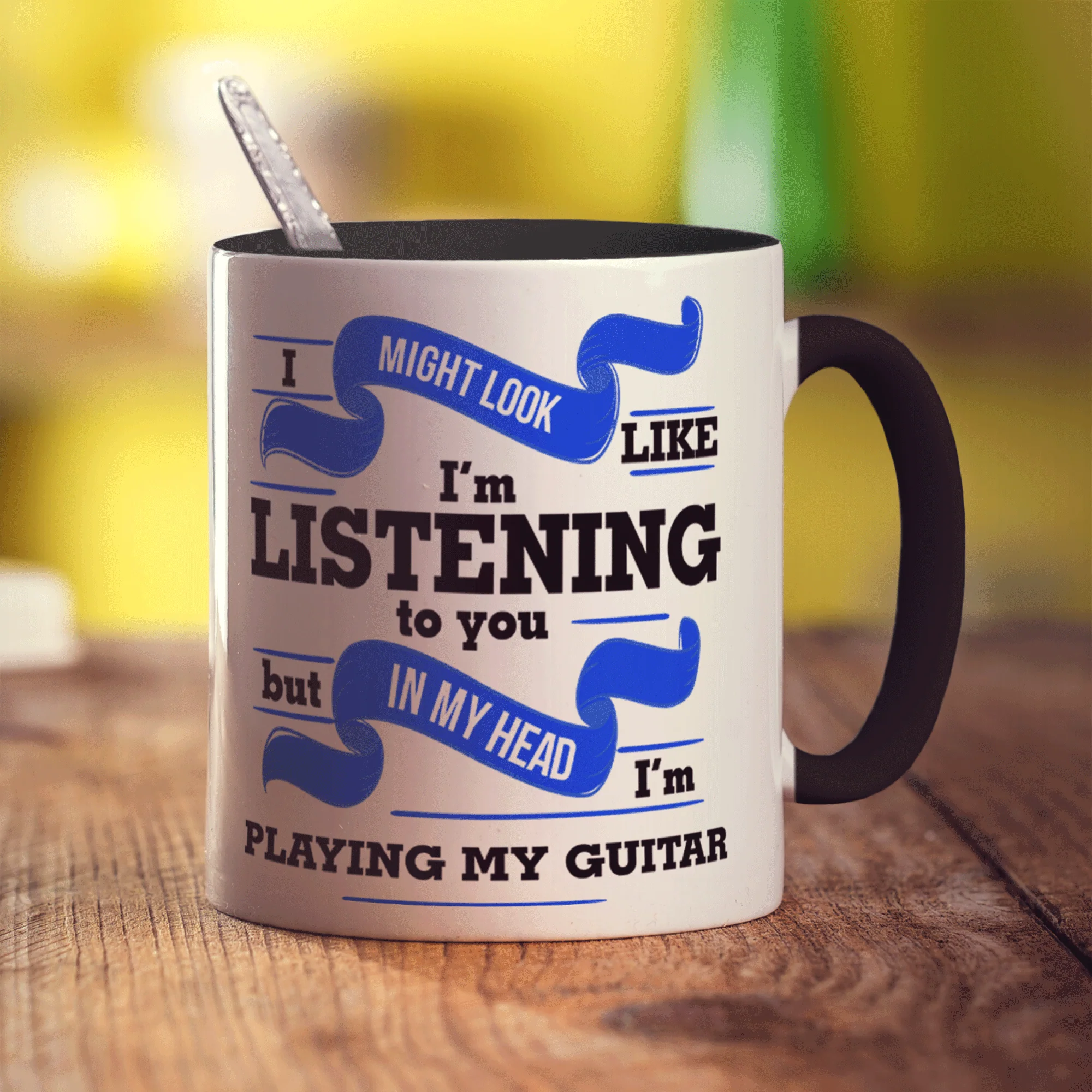 I Might Look Like I'm Listening to you But In My Head I'm Playing My Guitar Mug - Image 10