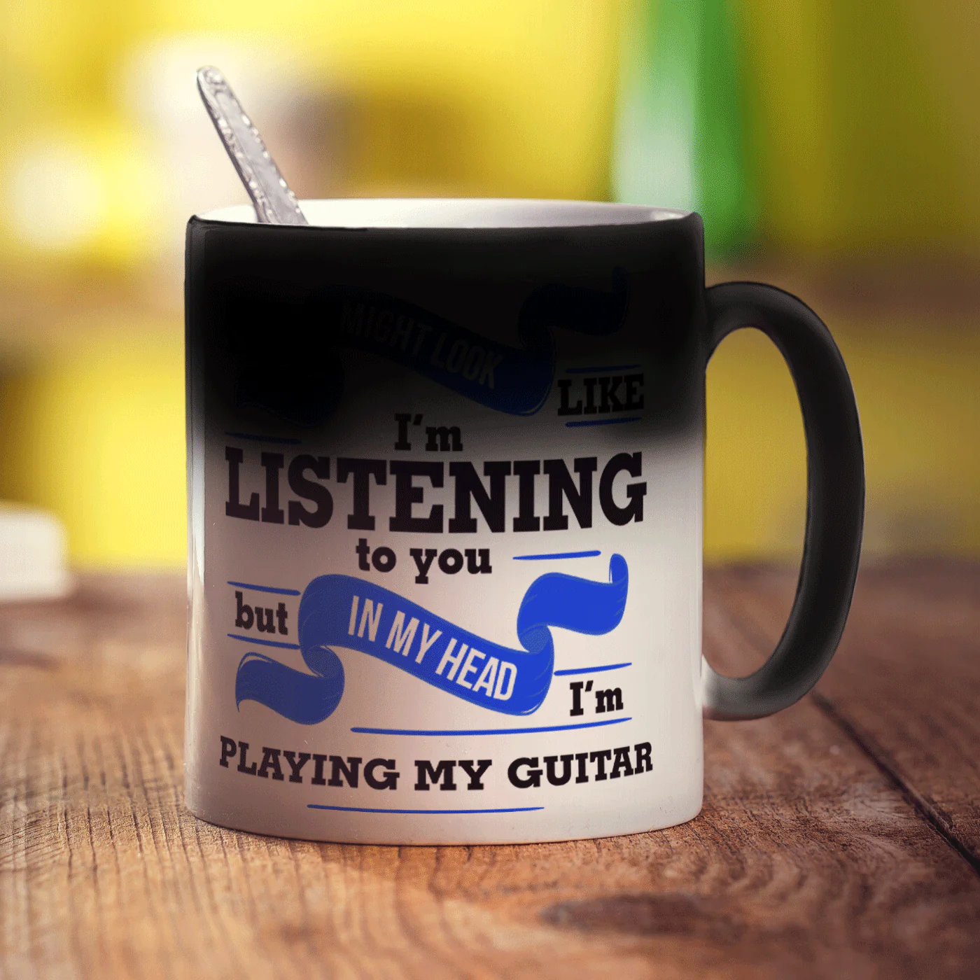 I Might Look Like I'm Listening to you But In My Head I'm Playing My Guitar Mug - Image 6