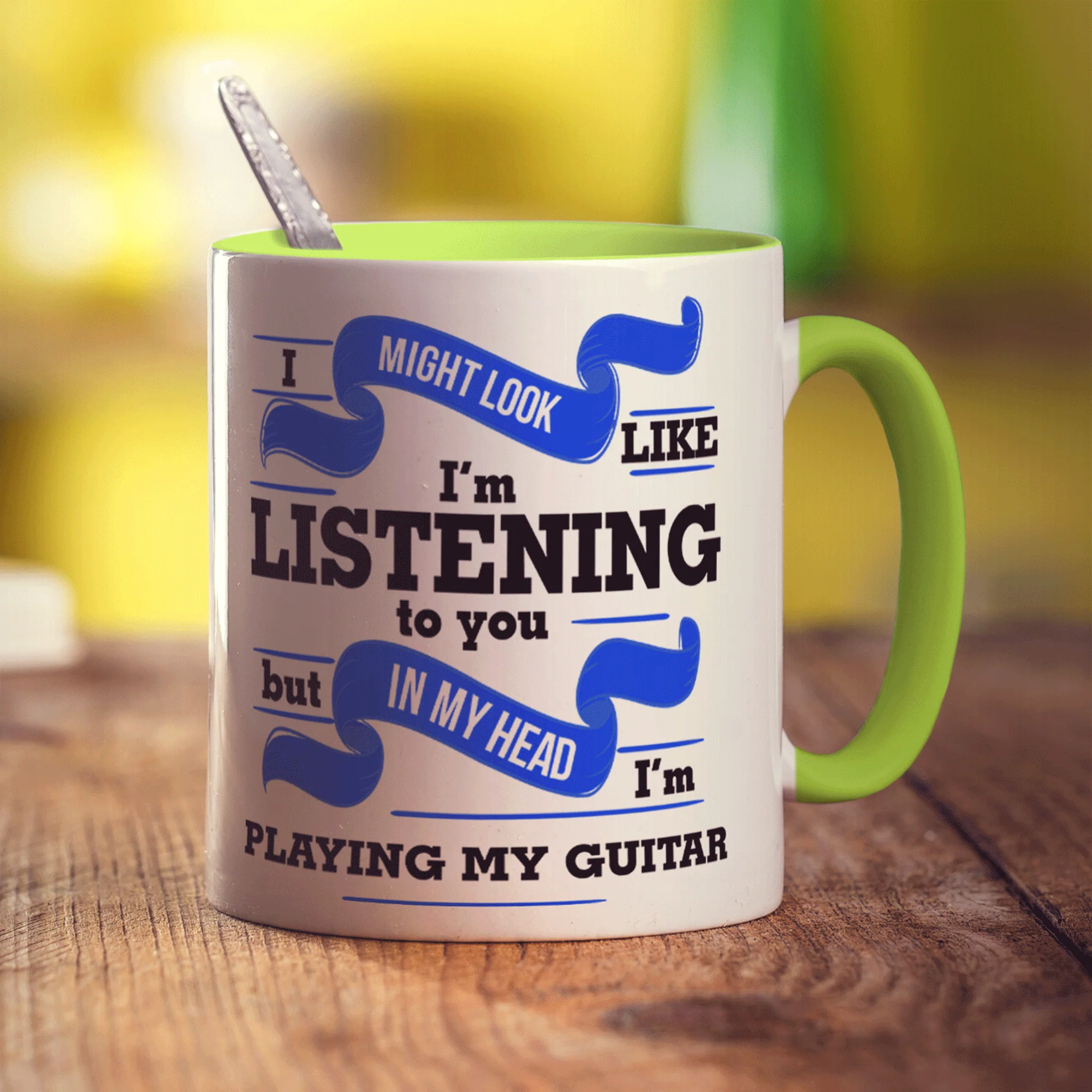 I Might Look Like I'm Listening to you But In My Head I'm Playing My Guitar Mug - Image 7