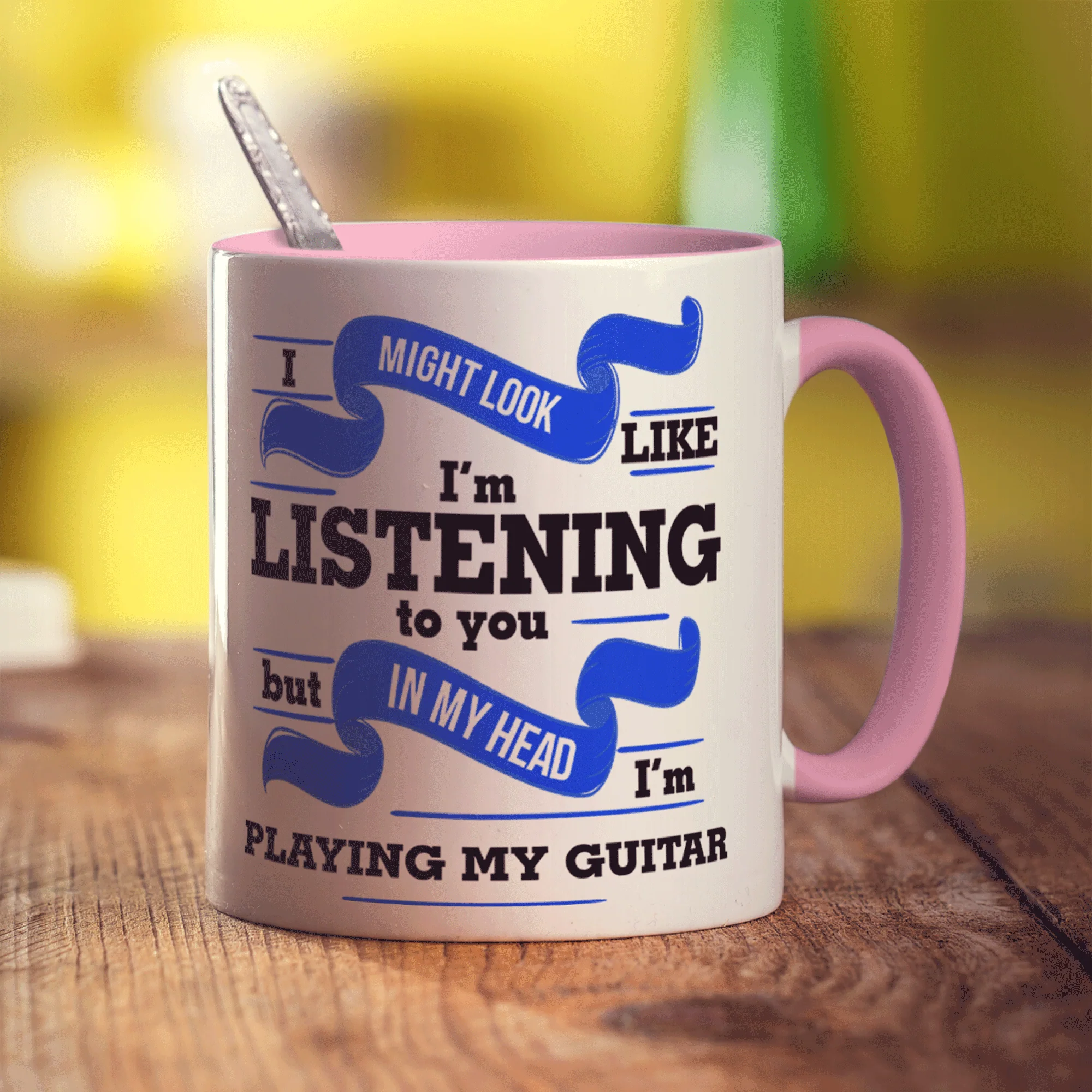 I Might Look Like I'm Listening to you But In My Head I'm Playing My Guitar Mug - Image 9