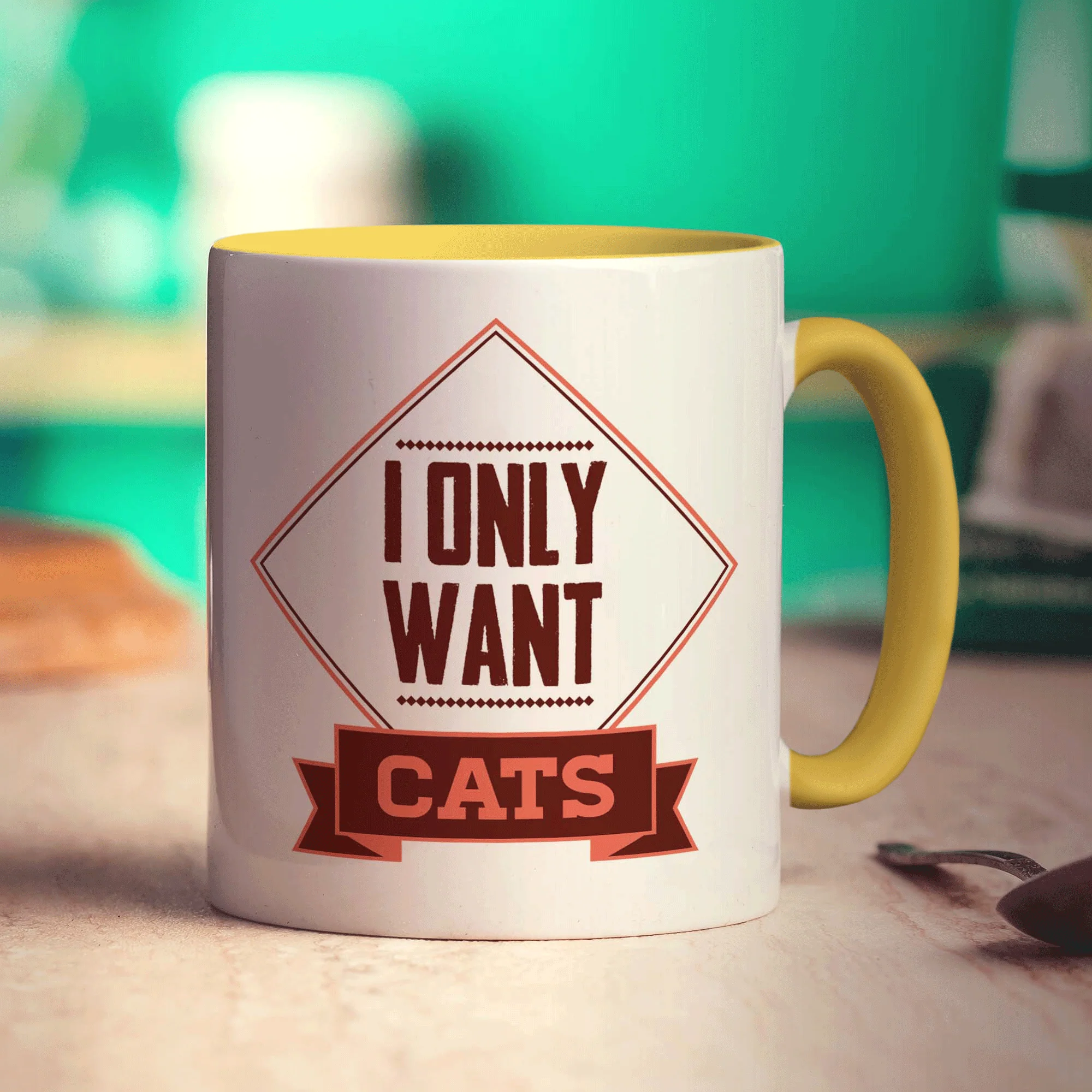 I Only Want Cats Mug - Image 5