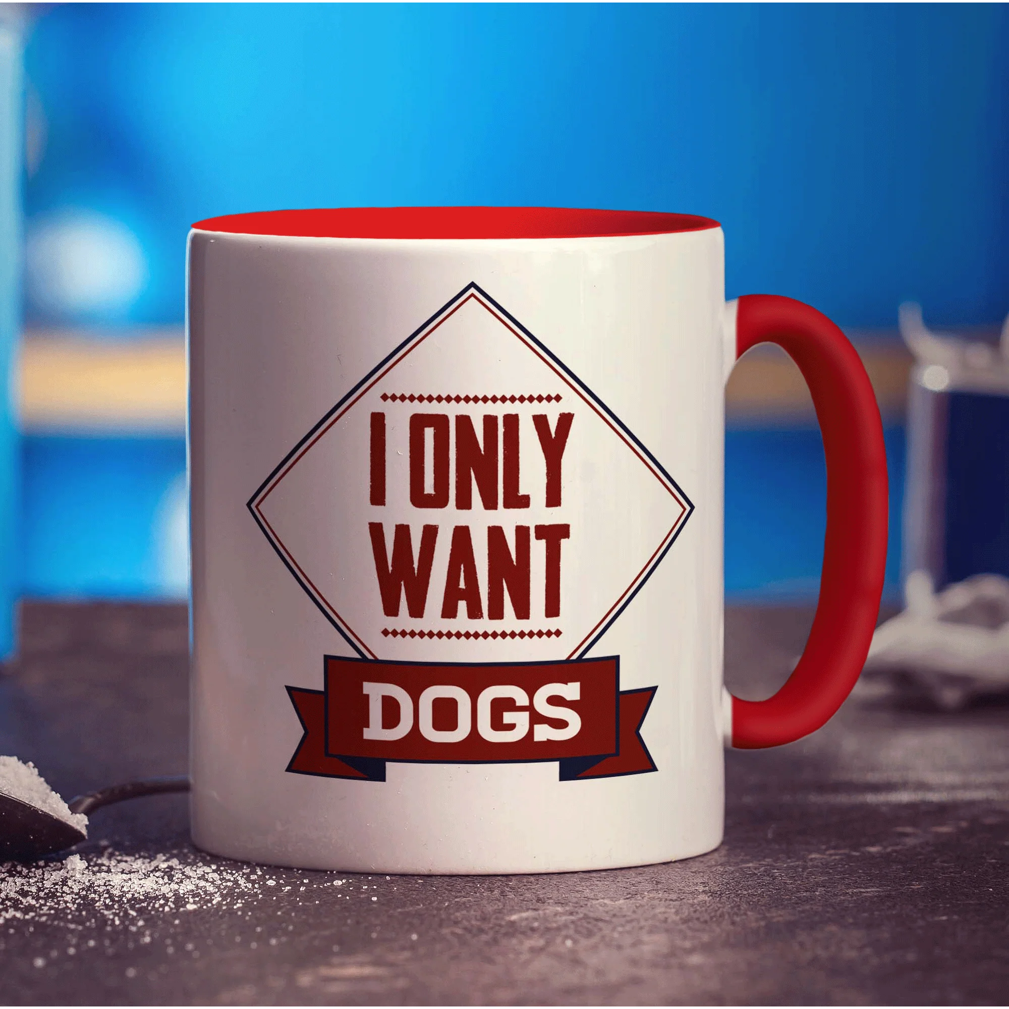 I Only Want Dogs Mug - Image 11