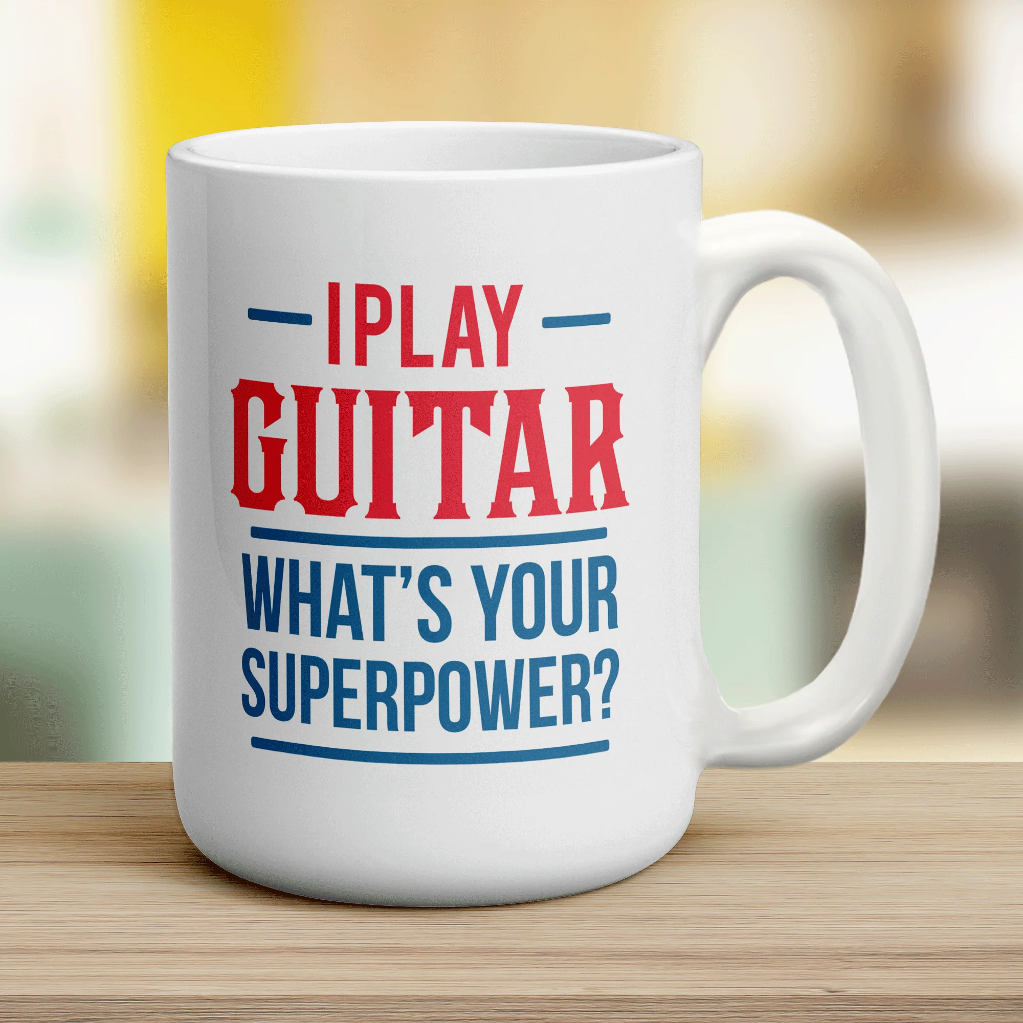 I Play Guitar What's Your Superpower Mug - Image 12