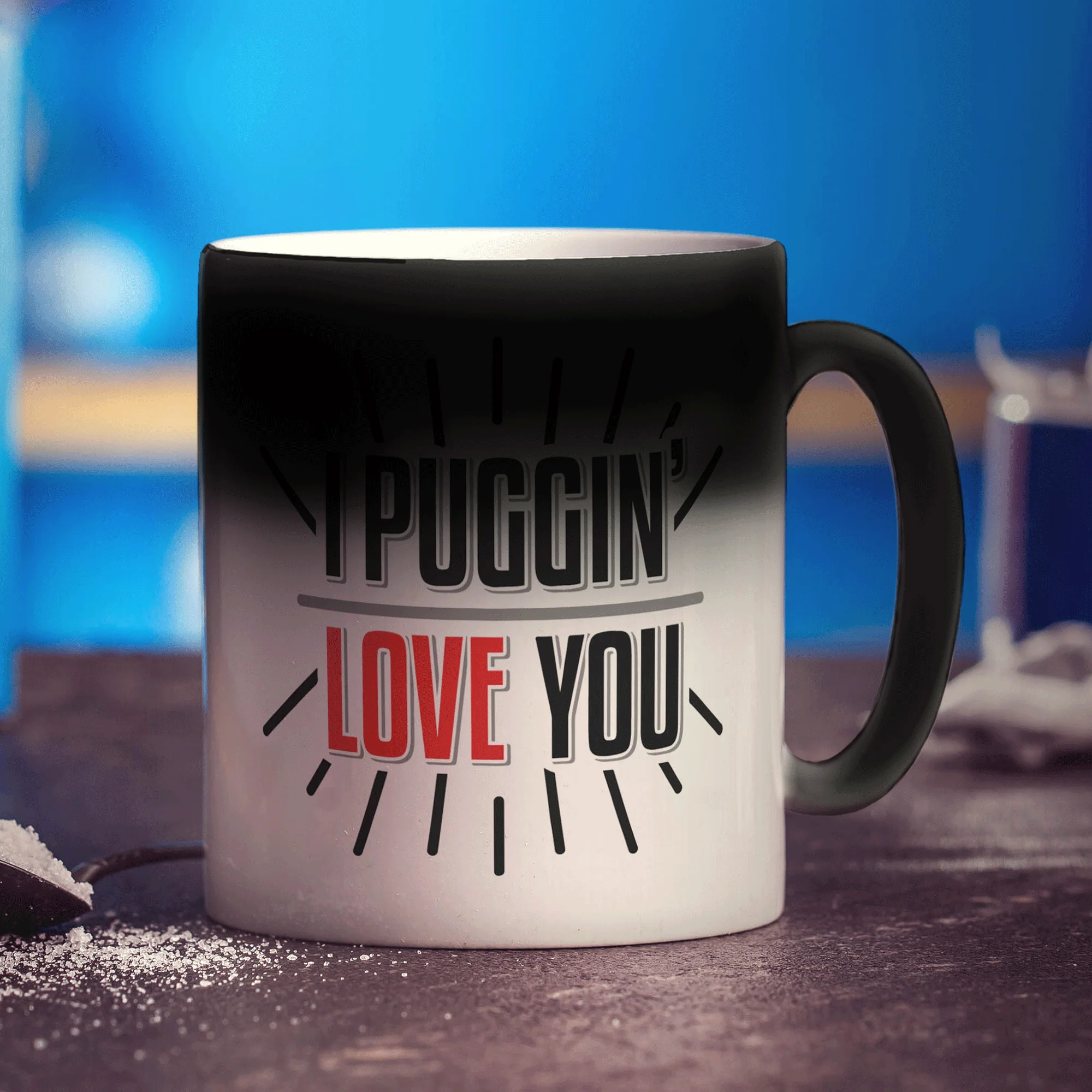 I Puggin' Love You Mug - Image 6