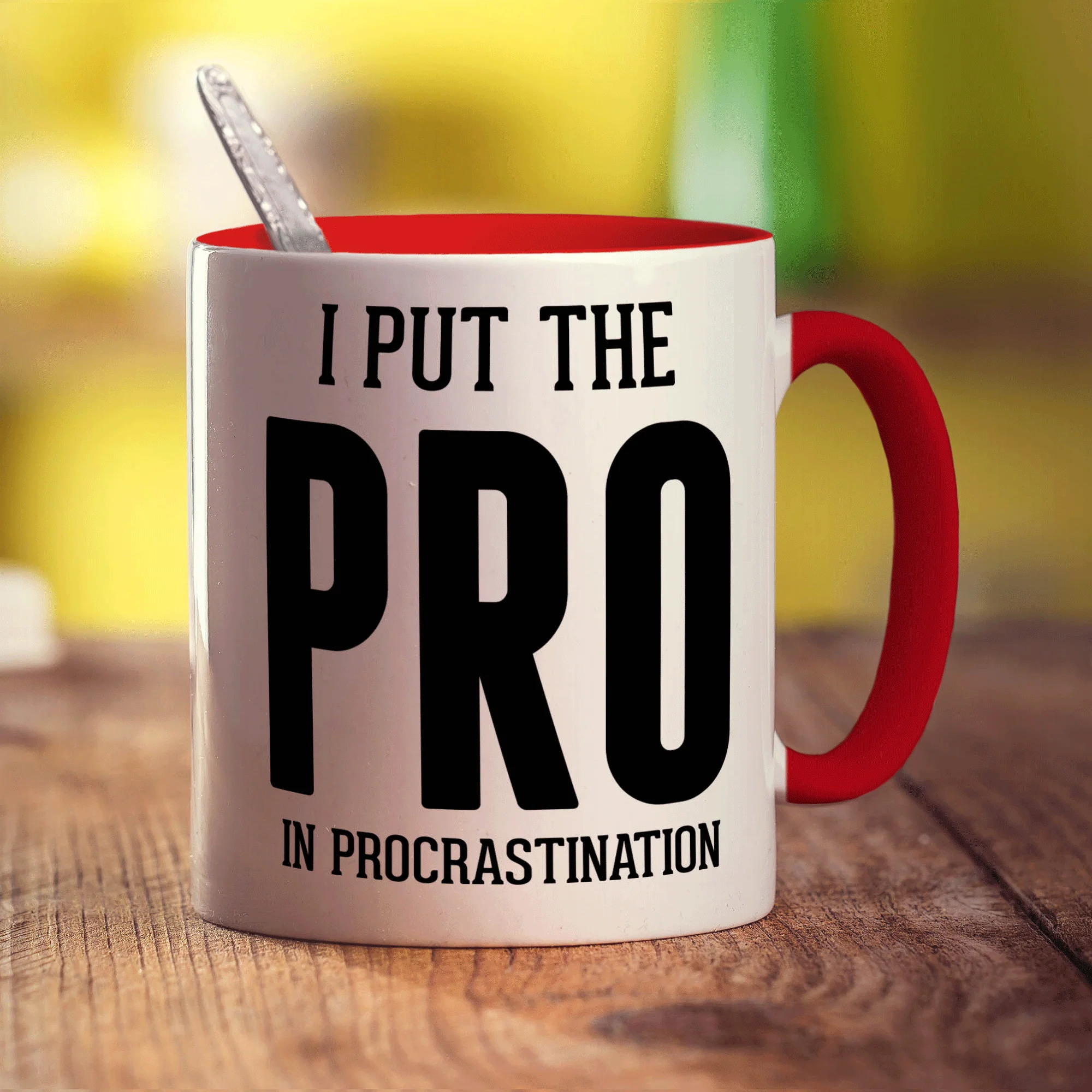 I Put the Pro in Procrastination Mug - Image 11