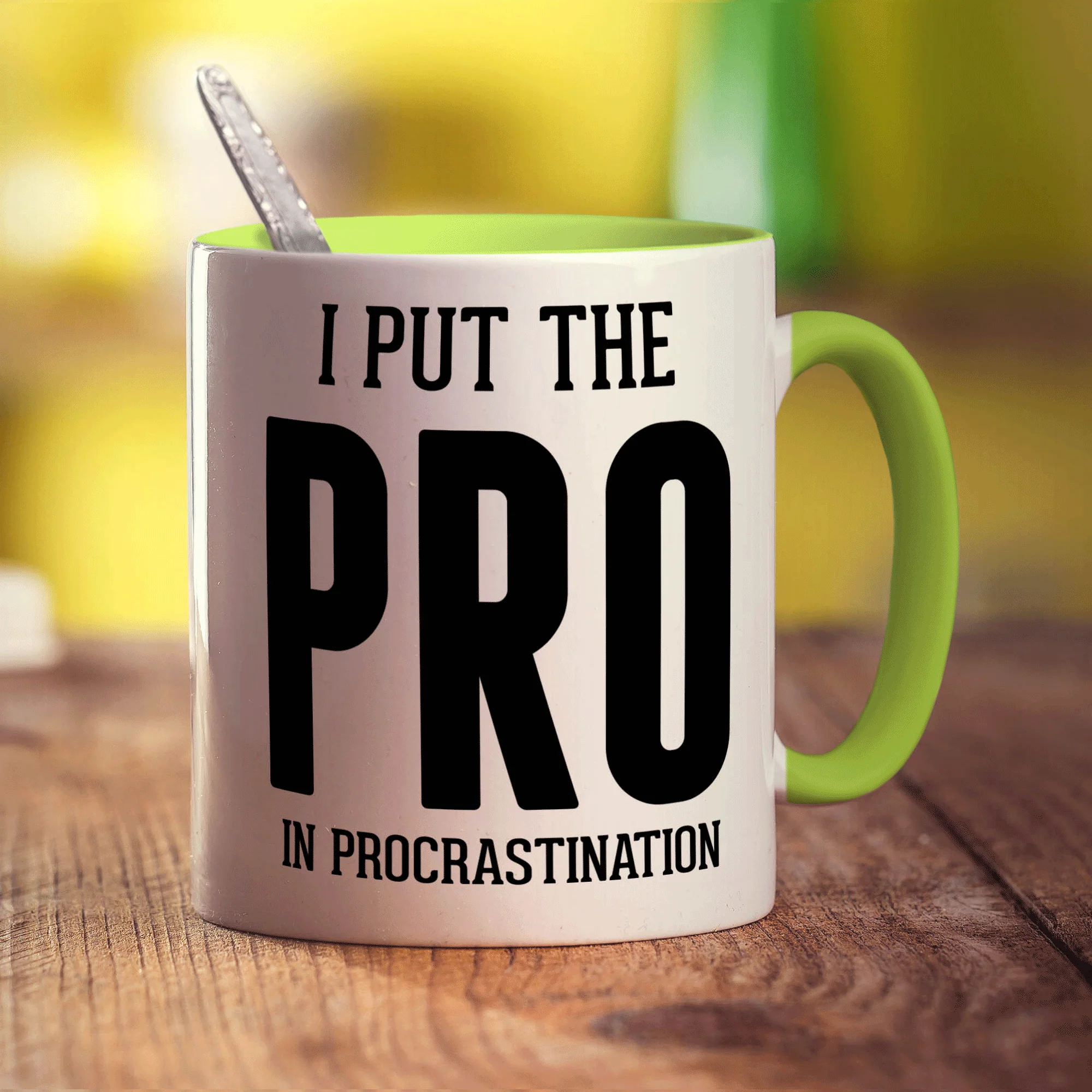 I Put the Pro in Procrastination Mug - Image 7