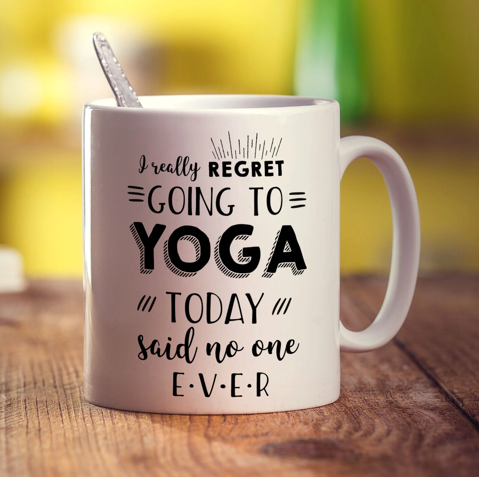 I Really Regret Going to Yoga Today Said No One Ever Mug - Image 3
